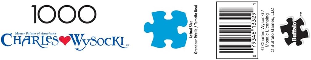 Buffalo Games - Charles Wysocki - Old Homestead - 1000 Piece Puzzle - Challenging Puzzle Perfect for Game Nights - Finished Size is 26.75 x 19.75 - Image 6