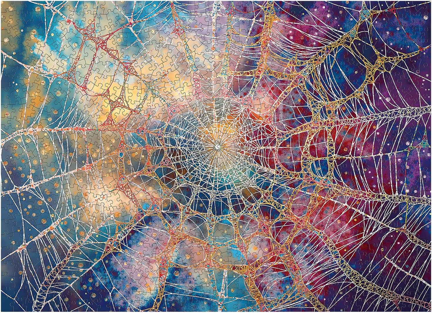 Naturelish Jigsaw Puzzles for Adults 1000 Pieces, Vibrant Colorful Unique Shaped Puzzle Challenging Game for Family Activity Home Decor, 20x27 Inches, 5 Dogs - Image 8