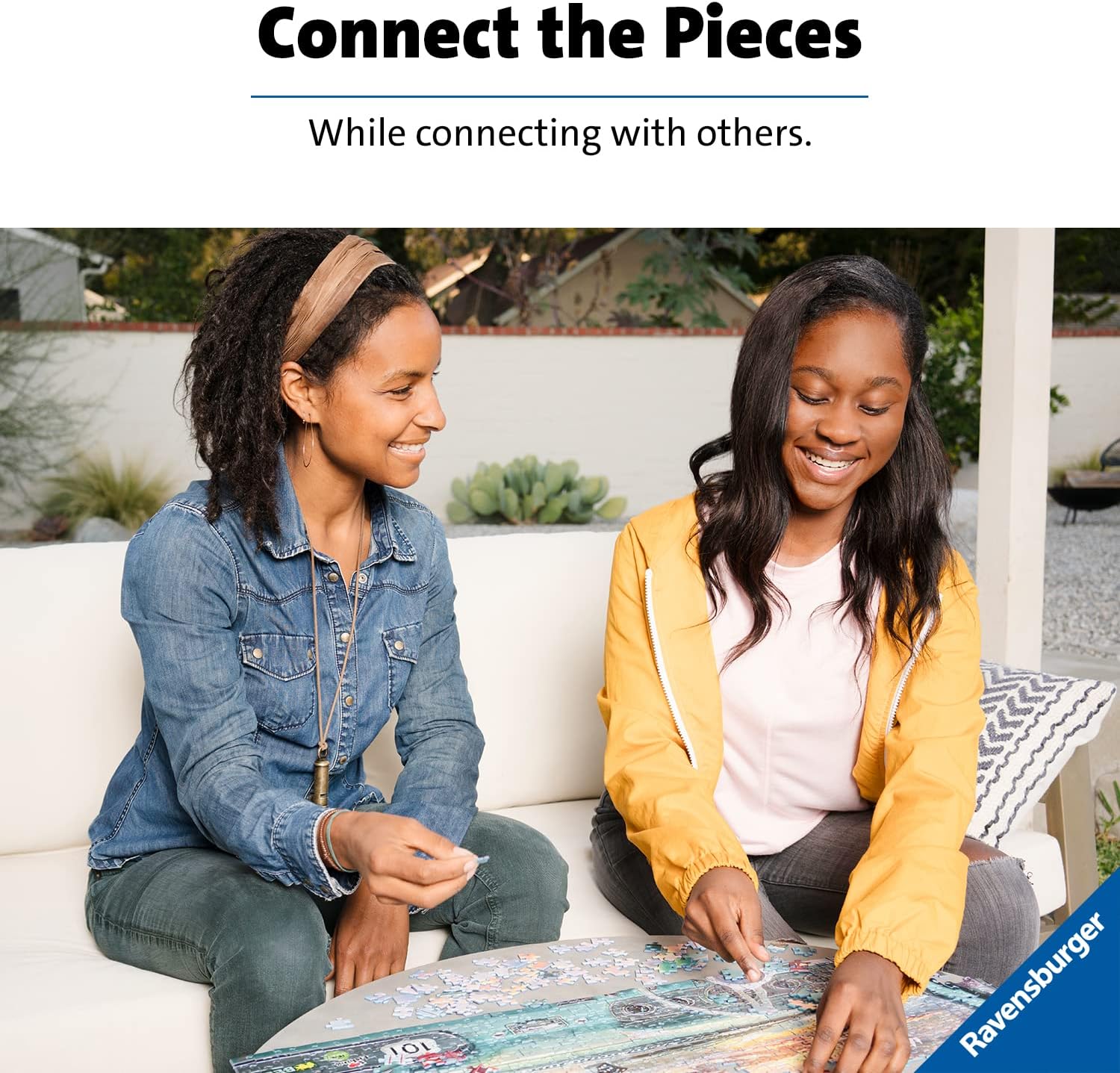 Ravensburger - at The Birdbath - 500 Piece Large Format Jigsaw Puzzle - Enjoy Peace & Tranquility While Birds Flit and Flutter - Frameable - Premium Quality - Puzzles for Adults - Image 5