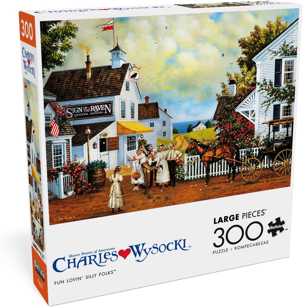 Alternative view of Buffalo Games - Charles Wysocki - Fun Lovin' Silly Folks - Jigsaw Puzzle for Adults - Challenging Puzzle Perfect for Game Nights - Finished Size is 21.25 x 15.00