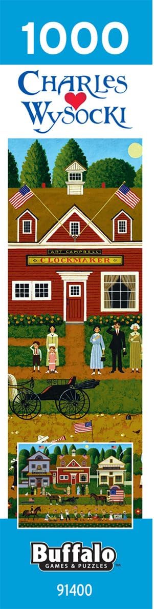 Buffalo Games - Charles Wysocki - Young Patriots - 1000 Piece Puzzle - Challenging Puzzle Perfect for Game Nights - Finished Size is 26.75 x 19.75 - Image 5
