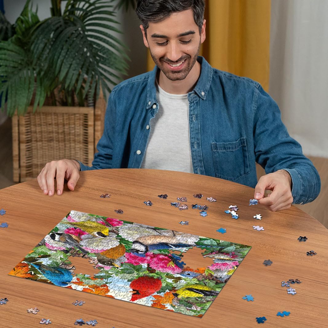 Ravensburger Garden Birds 500 Piece Jigsaw Puzzle for Adults - 12000147 - Handcrafted Tooling, Made in Germany, Every Piece Fits Together Perfectly