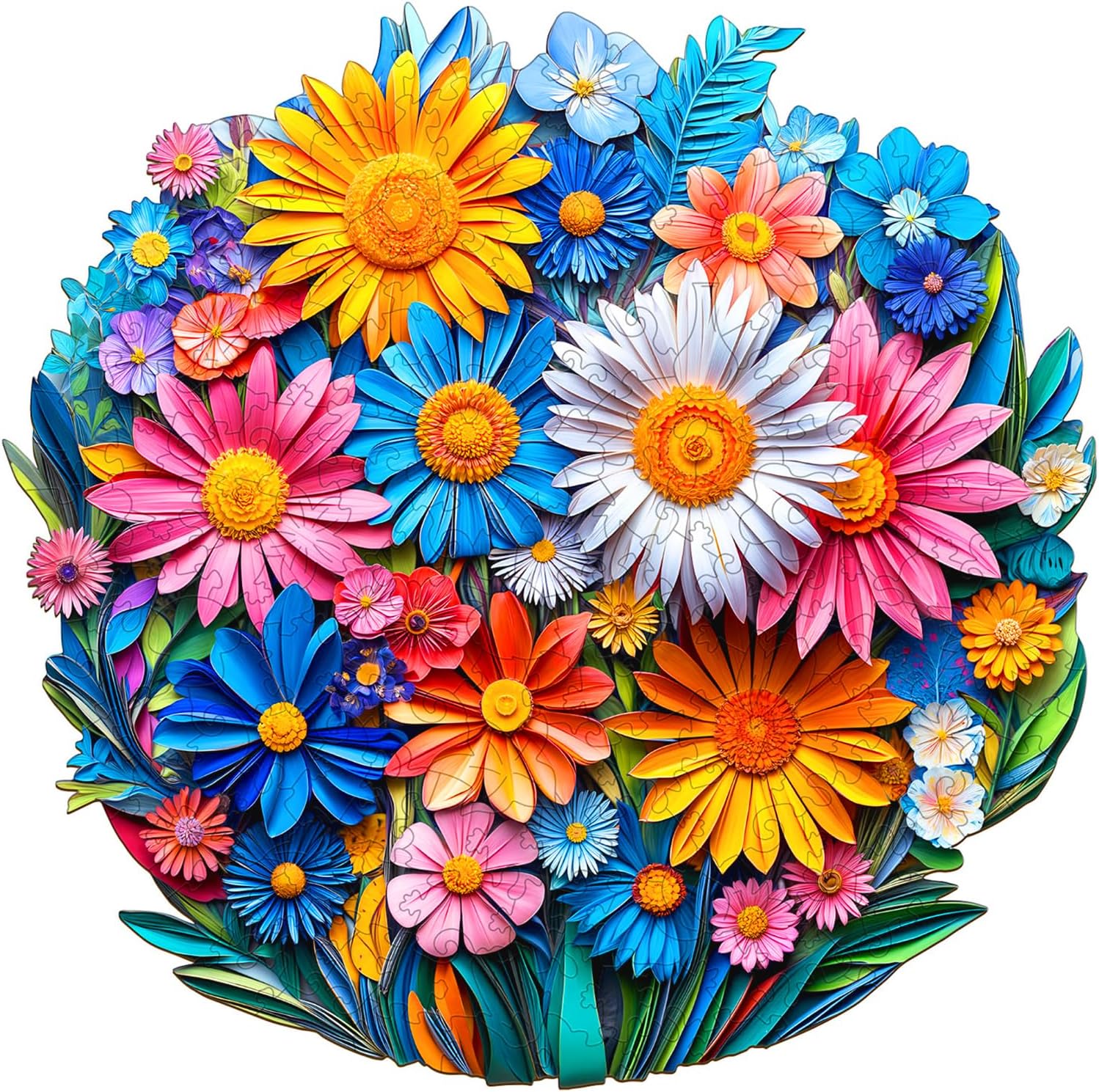 Wooden Puzzles for Adults - Paper Cut Mushroom Wooden Jigsaw Puzzle - Unique Animal Shaped Wood Puzzles Adult - Christmas Birthday Gifts for Adults/Friends/Family - 200pcs 11.4 * 11.1in - Image 8