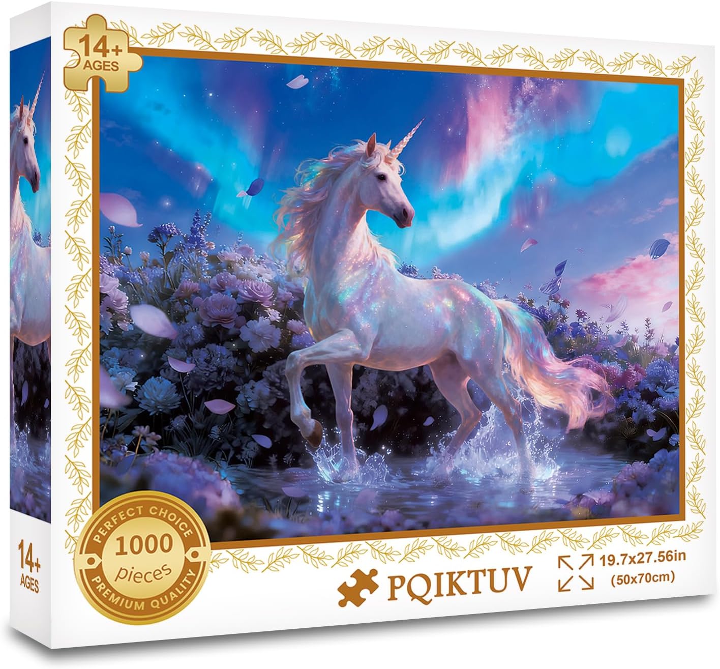 PQIKTUV Puzzles for Adults 1024 Piece Cute Cartoon Farm Chicken Flock Scene Jigsaw, Puzzle with Letter on Back, HD Poster, Storage Bag Home Decor Gift for Family Friends(23.86 x 23.86 in) - Image 9