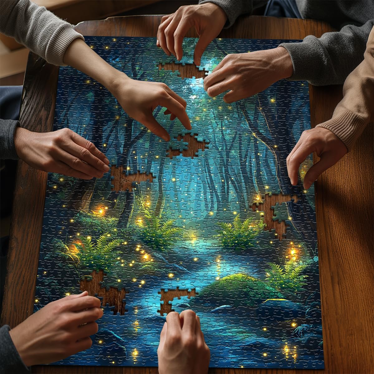 Impossible Puzzles for Adult 1000 Pieces, Magic Forest Fantasy Puzzle,Nature Difficult Challenging Jigsaw Puzzles - Image 3