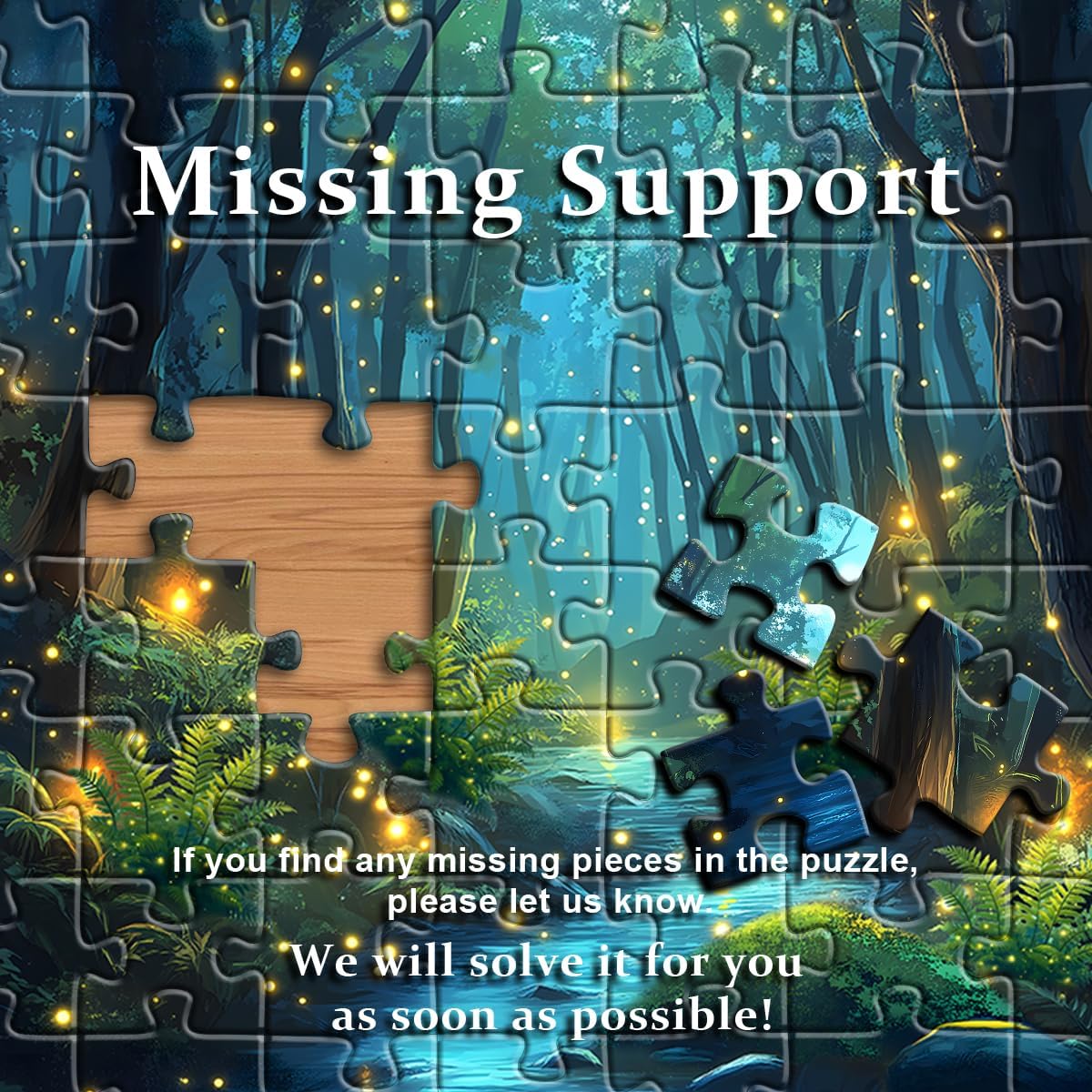 Impossible Puzzles for Adult 1000 Pieces, Magic Forest Fantasy Puzzle,Nature Difficult Challenging Jigsaw Puzzles - Image 7