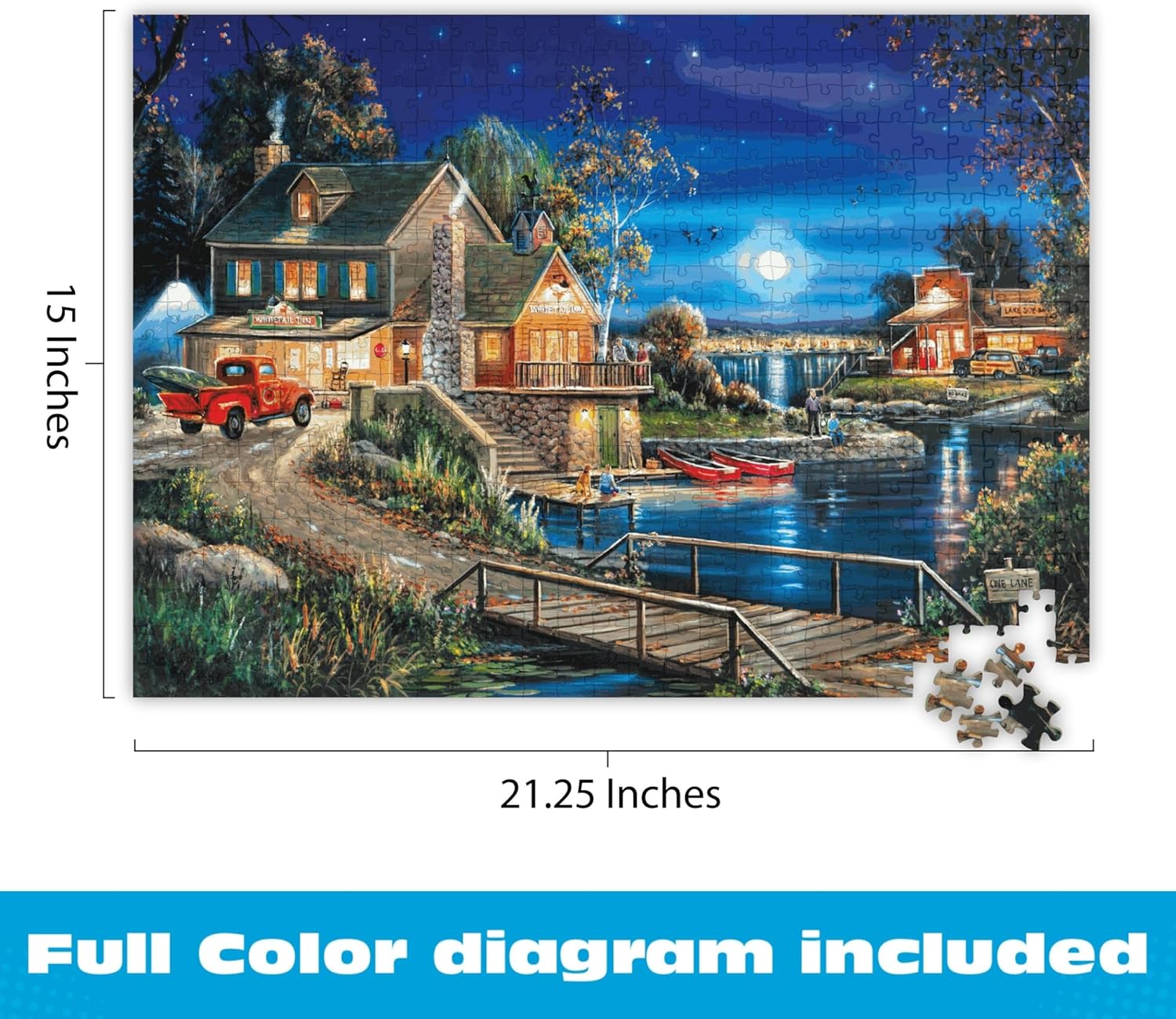 Buffalo Games - Days to Remember - Autumn Memories - 500 Piece Jigsaw Puzzle For Adults - Challenging Puzzle Perfect for Game Nights - 500 Piece Finished Size Is 21.25 x 15.00