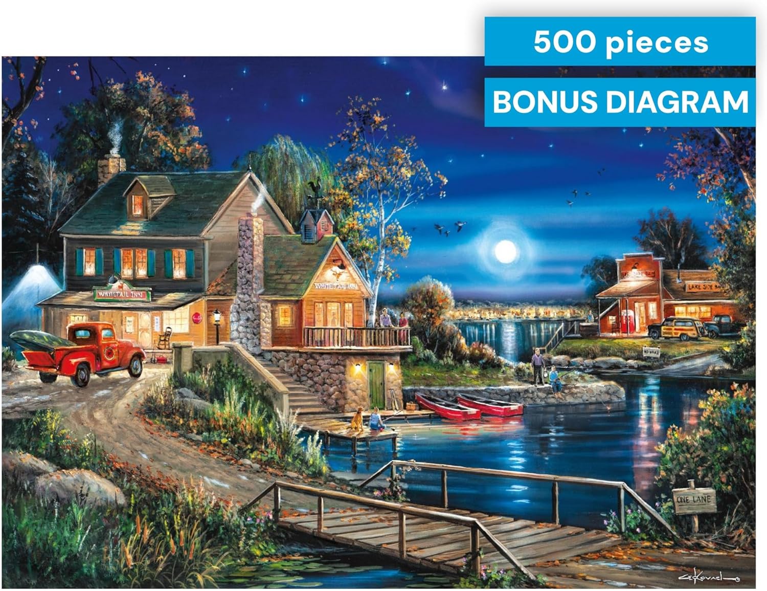 Buffalo Games - Days to Remember - Autumn Memories - 500 Piece Jigsaw Puzzle For Adults - Challenging Puzzle Perfect for Game Nights - 500 Piece Finished Size Is 21.25 x 15.00 - Image 5
