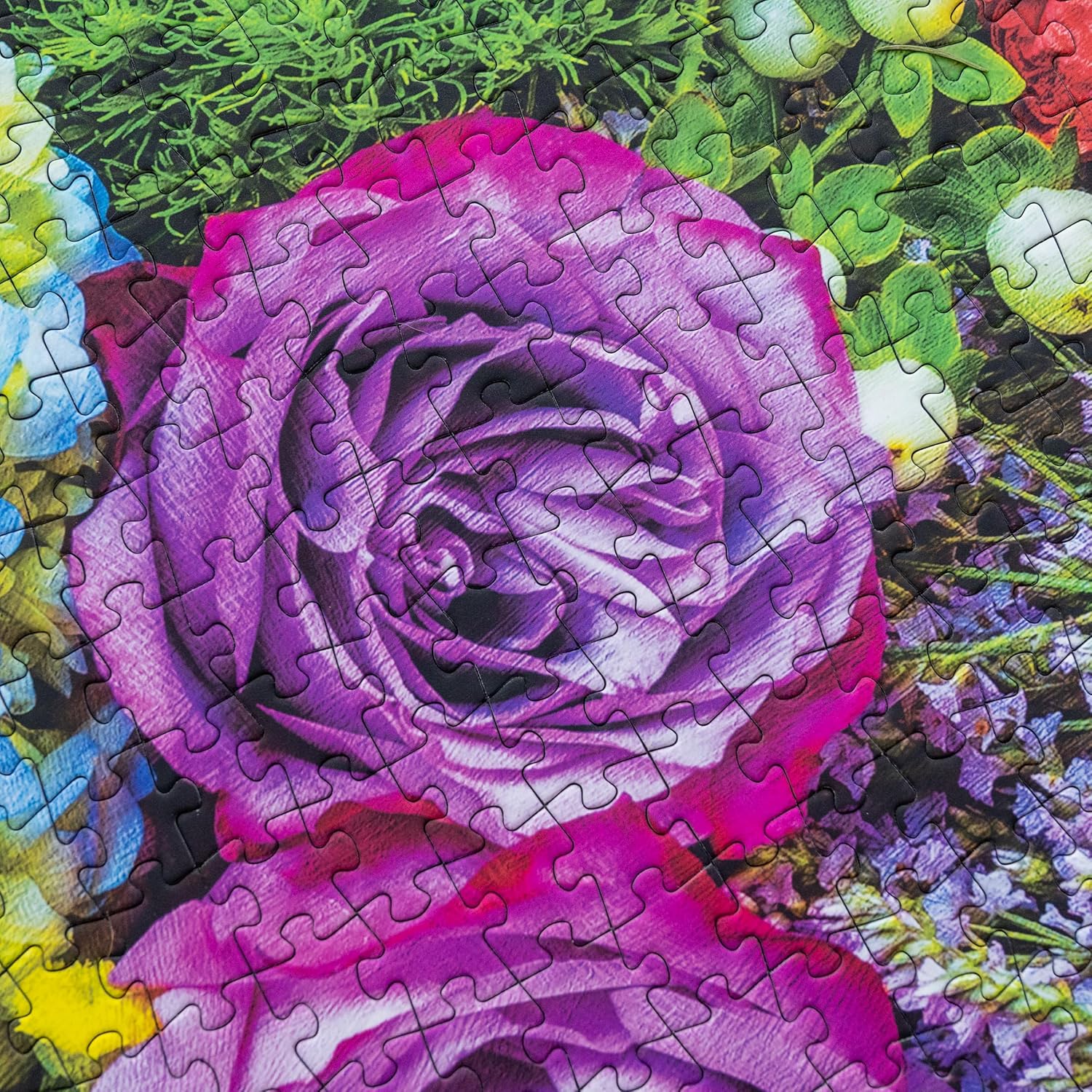 Aether Puzzles - from The Garden, Part 2 Flower Puzzle, Premium 1000 Piece Jigsaw Puzzle for Adults, Glare-Free, Soft-Touch Puzzles, Made in USA, 26.6" x 19.25" - Image 4