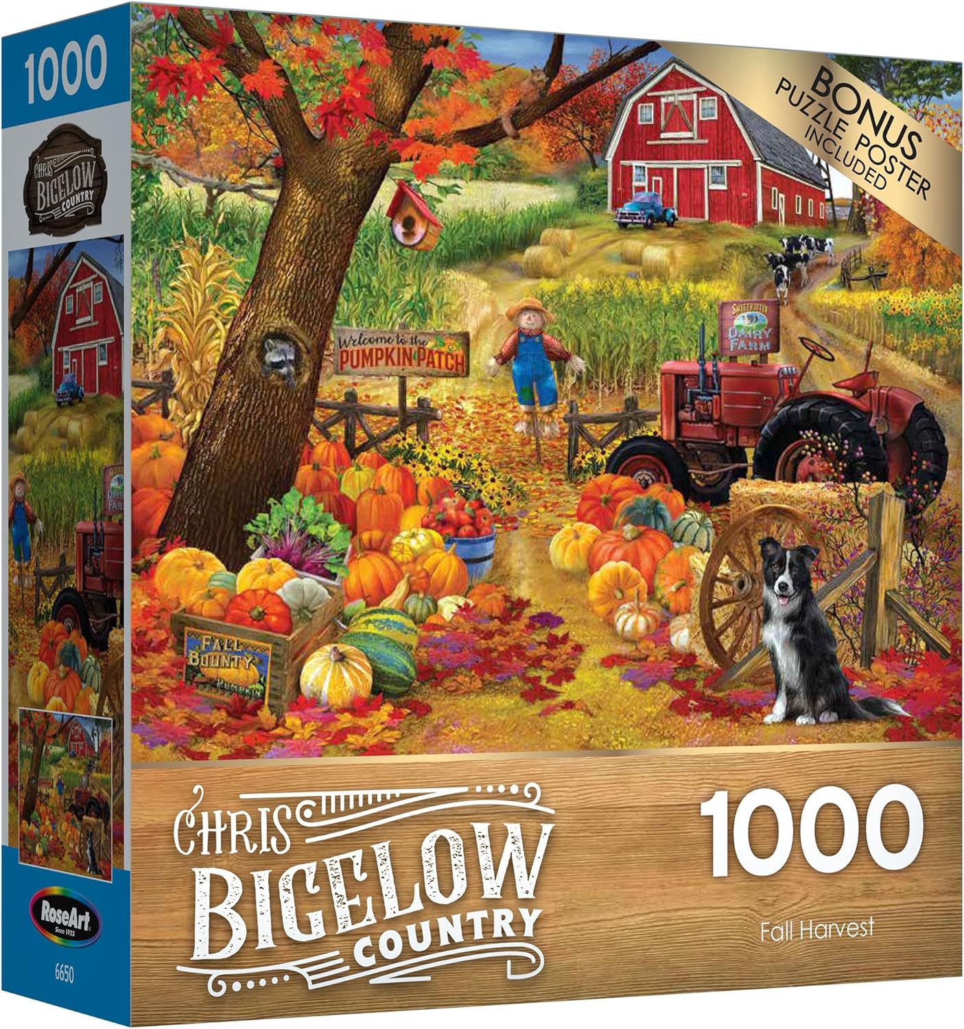 RoseArt - Chris Bigelow - Fall Harvest - 1000 Piece Jigsaw Puzzle for Adults