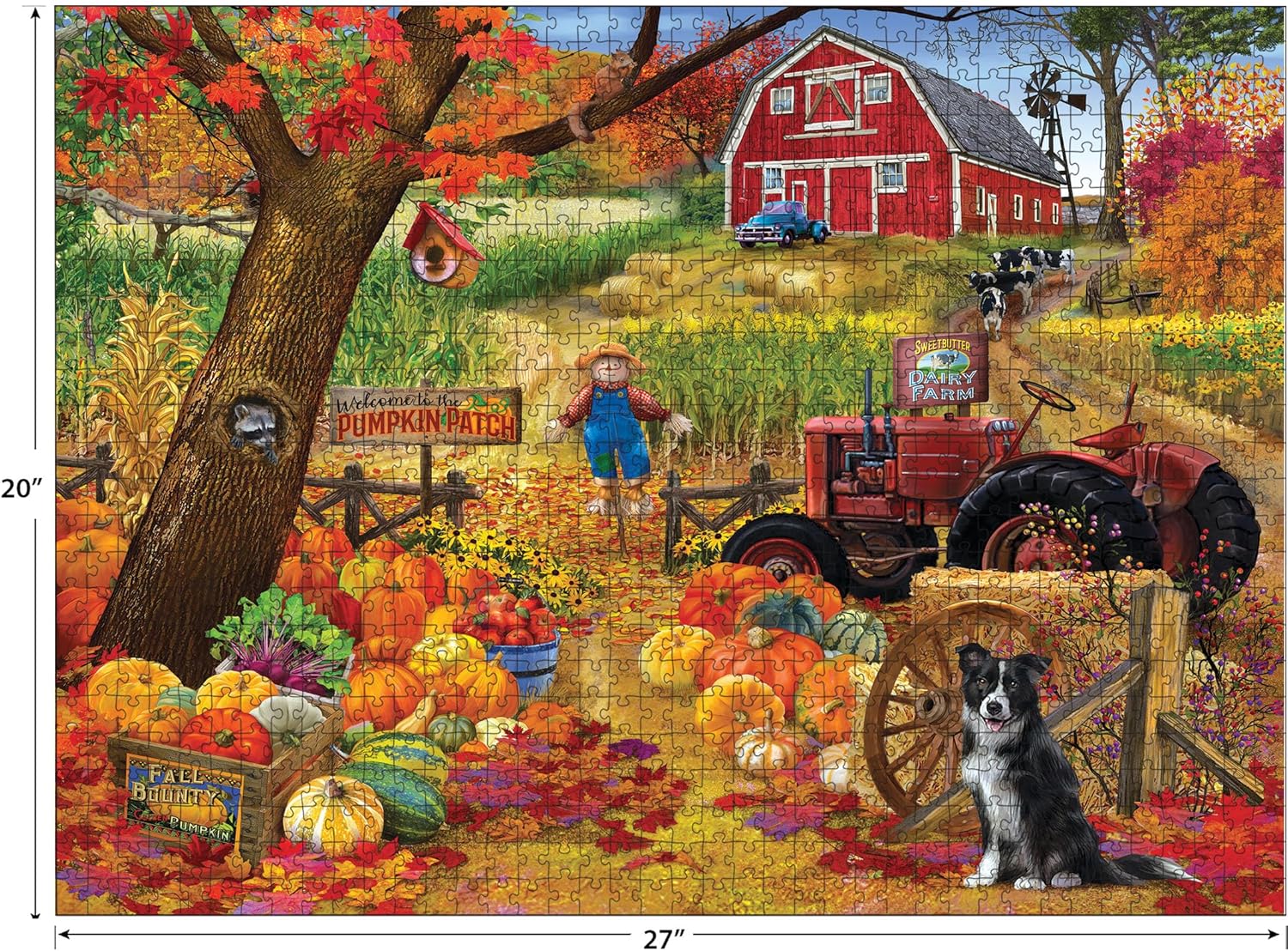 Alternative view of RoseArt - Chris Bigelow - Fall Harvest - 1000 Piece Jigsaw Puzzle for Adults
