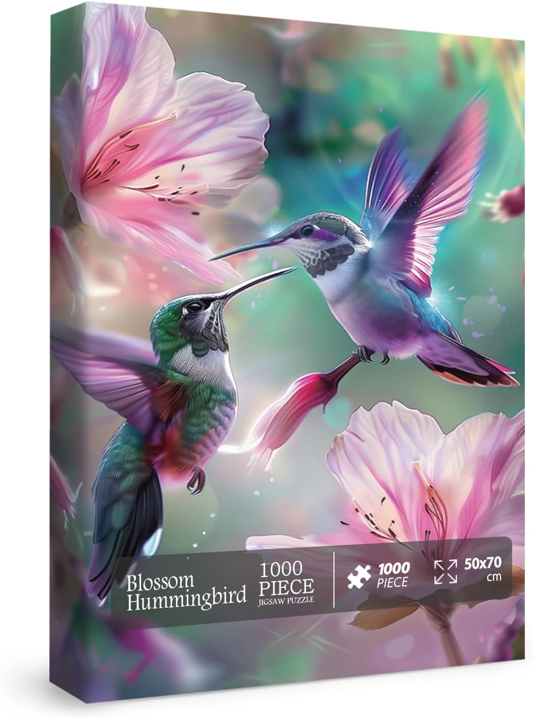 Funny Chicken Puzzles for Adults 1000 Pieces, Cute Bird Flower Jigsaw Puzzles, Beautiful Animal Art Puzzles - Image 8