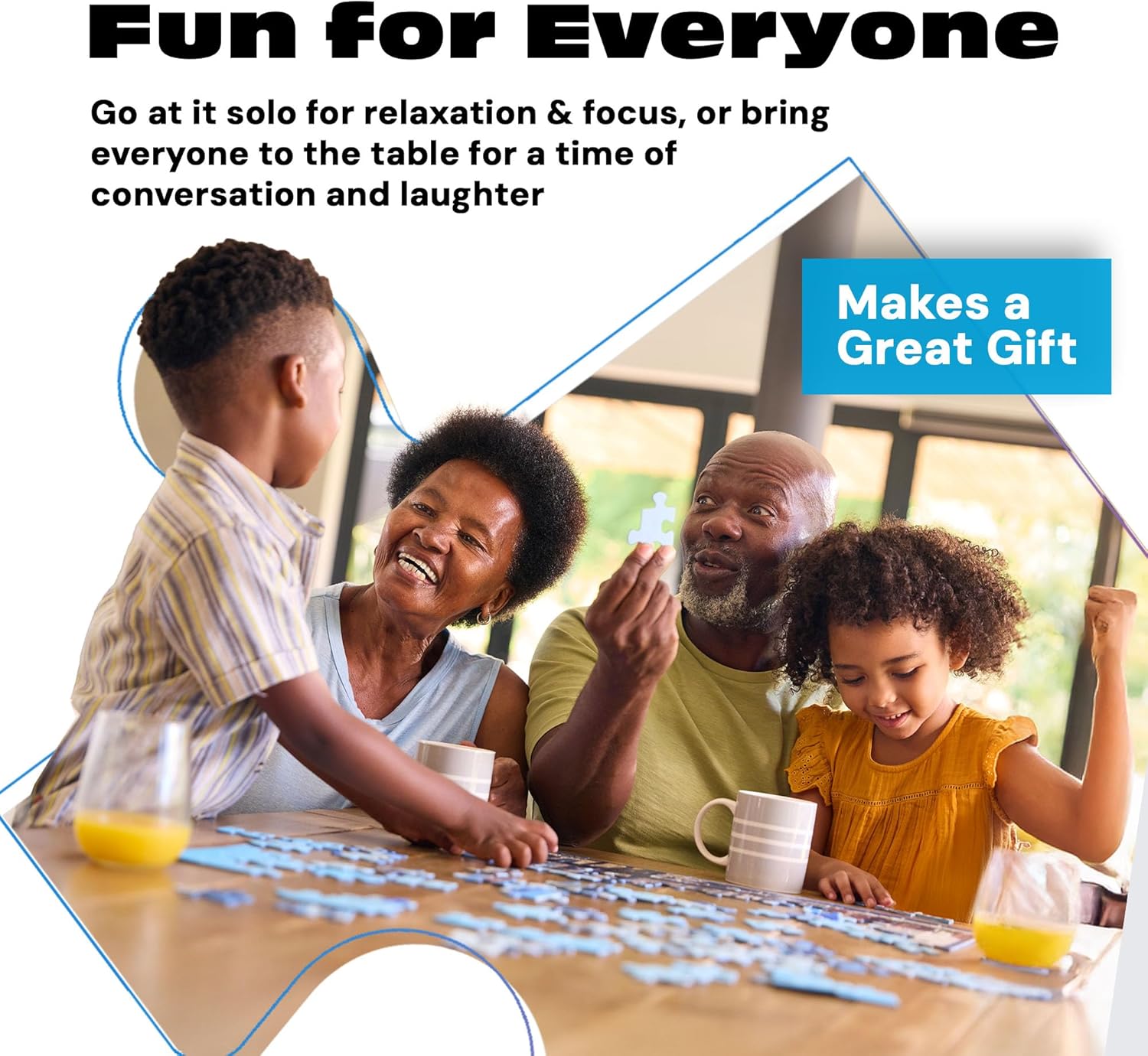 Buffalo Games - Hickory Haven Canal - Charles Wysocki - 1000 Piece Christmas Jigsaw Puzzle for Adults - Festive Winter Holiday Puzzles - Precision Cut Pieces and Bonus Poster - Image 4