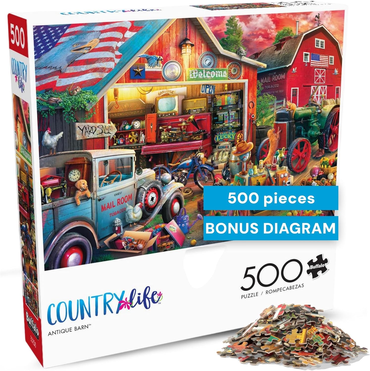 Buffalo Games - Country Store - Eduard - 1000 Piece Fall Jigsaw Puzzle for Adults - Challenging Autumn Puzzle Perfect for Game Nights - Country Life Collection - Finished Size is 26.75 x 19.75 - Image 6