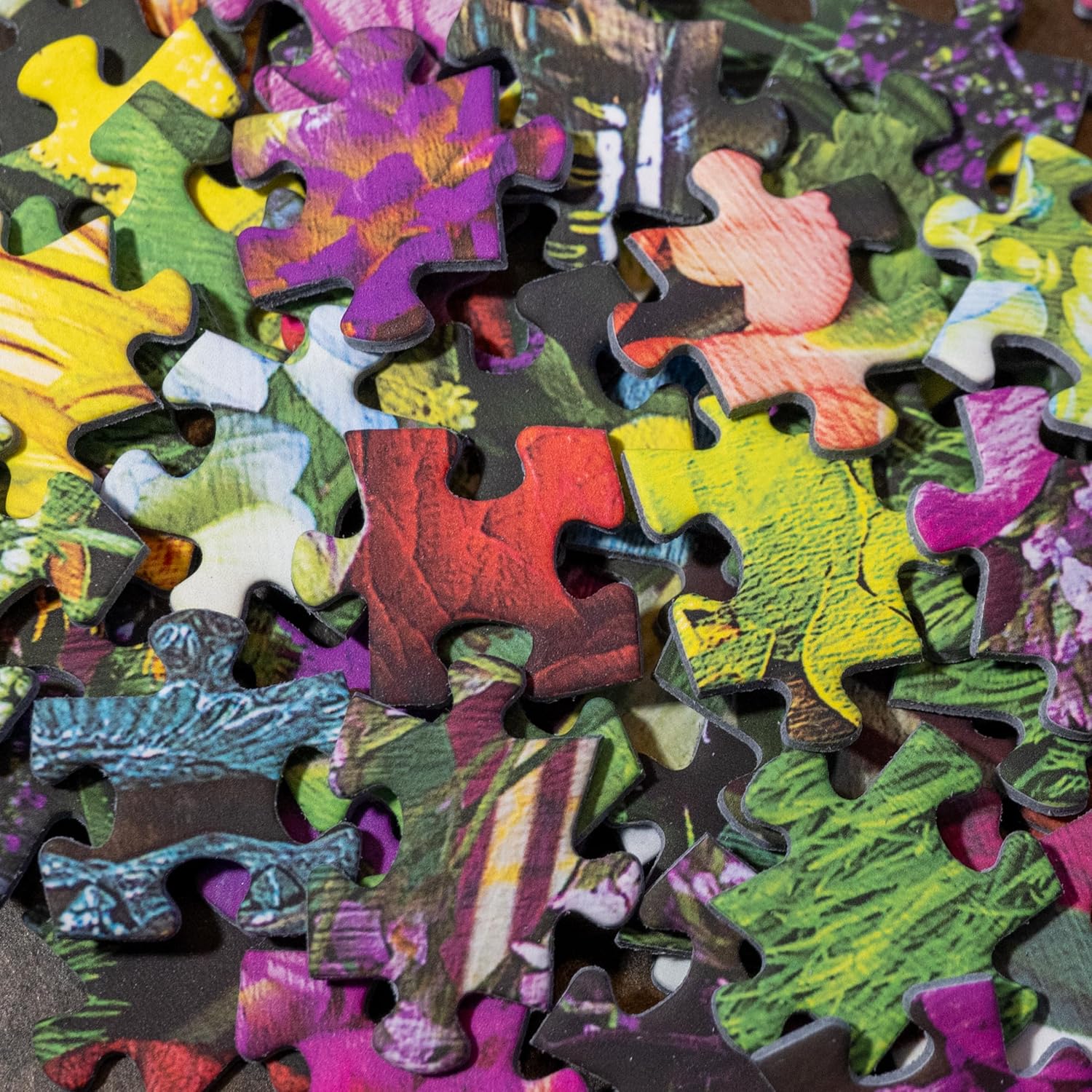 Aether Puzzles - from The Garden, Part 1 Flower Puzzle, Premium 1000 Piece Jigsaw Puzzle for Adults, Glare-Free, Soft-Touch Puzzles, Made in USA, 26.6" x 19.25" - Image 3