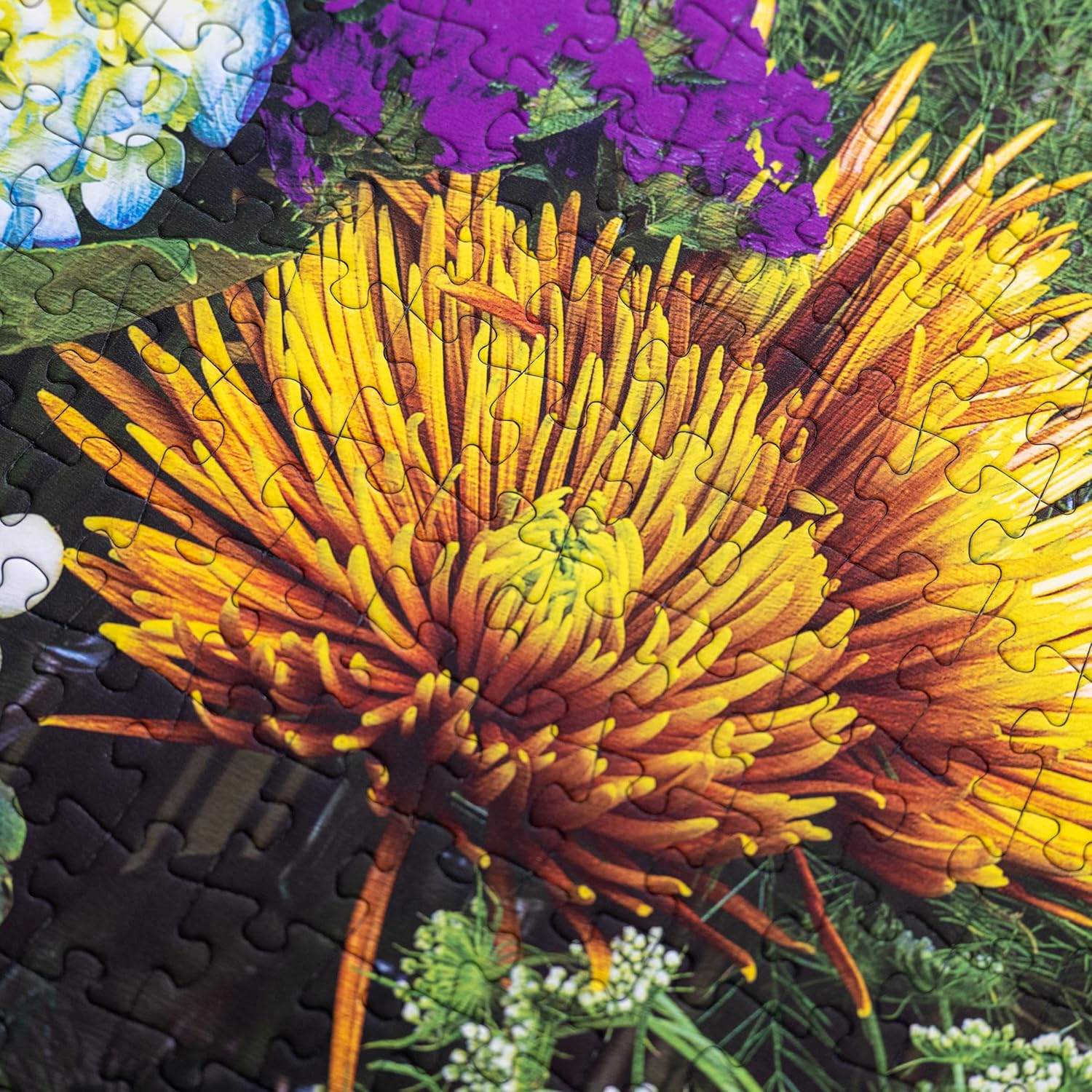 Aether Puzzles - from The Garden, Part 1 Flower Puzzle, Premium 1000 Piece Jigsaw Puzzle for Adults, Glare-Free, Soft-Touch Puzzles, Made in USA, 26.6" x 19.25" - Image 4