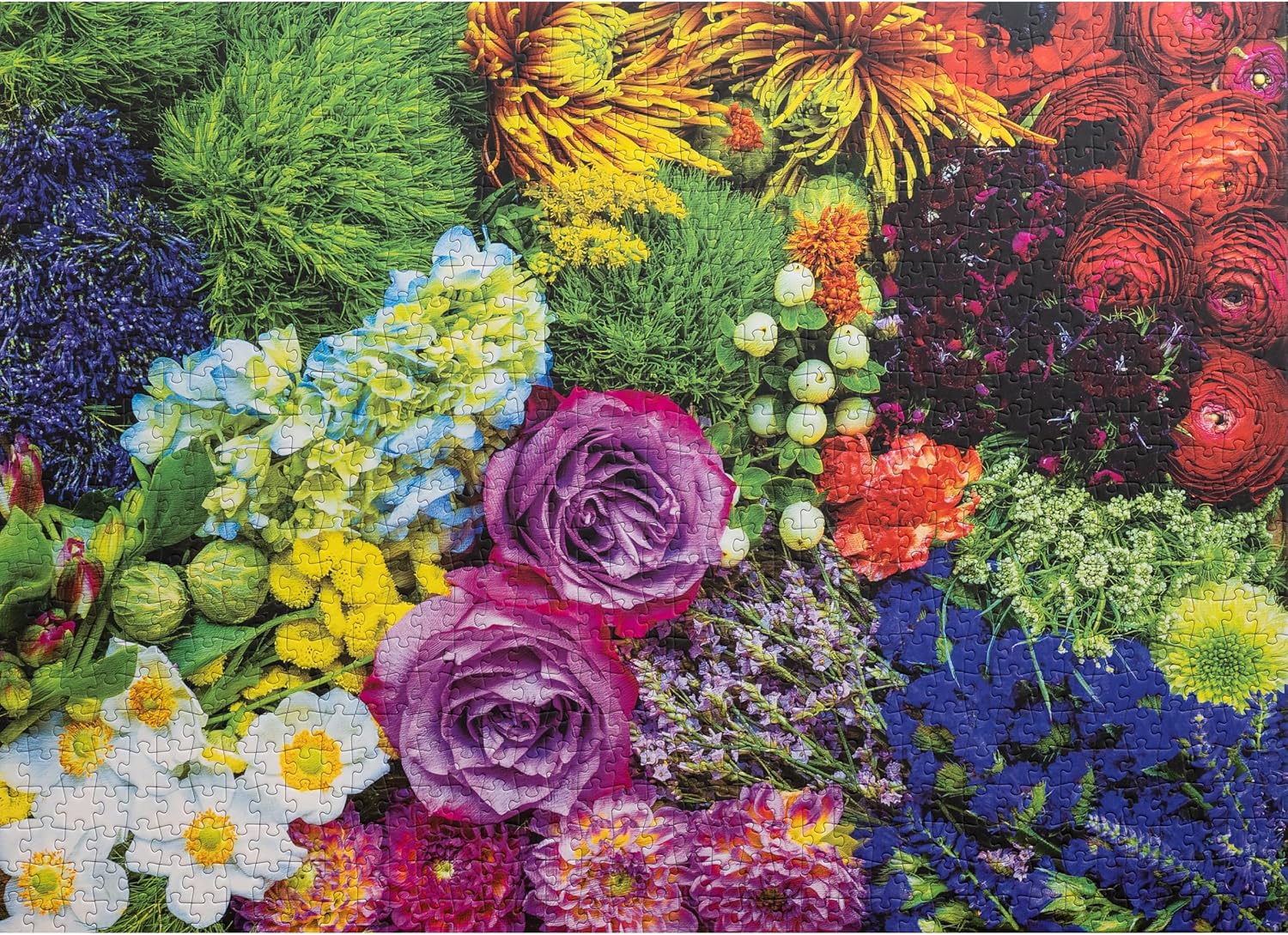 Aether Puzzles - from The Garden, Part 1 Flower Puzzle, Premium 1000 Piece Jigsaw Puzzle for Adults, Glare-Free, Soft-Touch Puzzles, Made in USA, 26.6" x 19.25" - Image 7