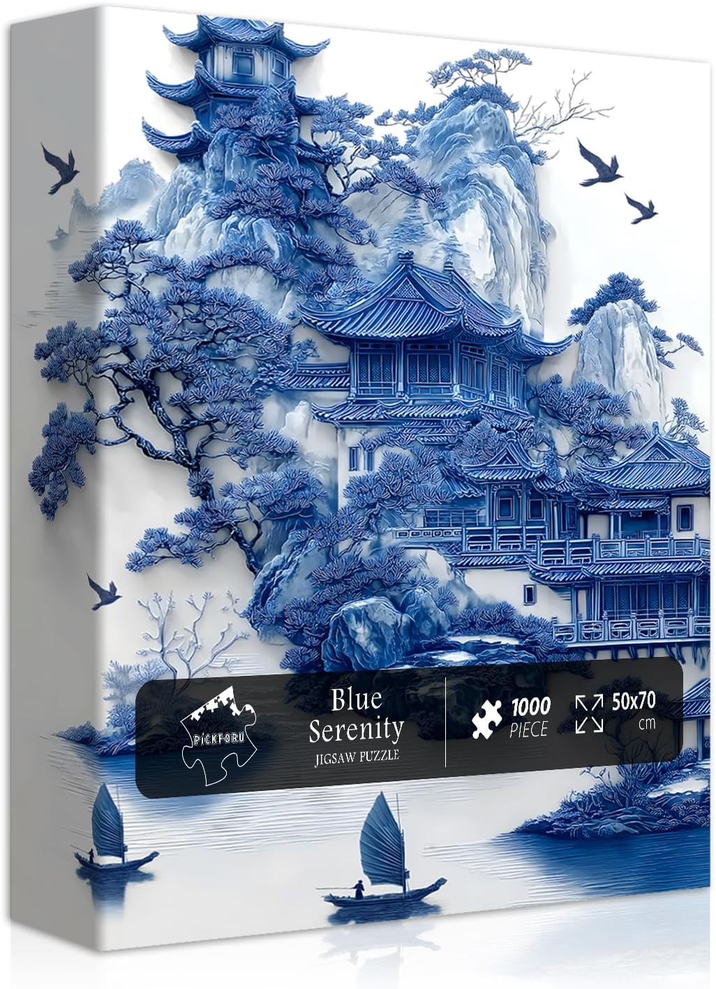 Tree of Life Geometric Puzzle for Adults, Modern Abstract Architecture Art Puzzle, Nature 1000 Piece Puzzle for Adults Landscape Jigsaw Puzzle Challenging - Image 8