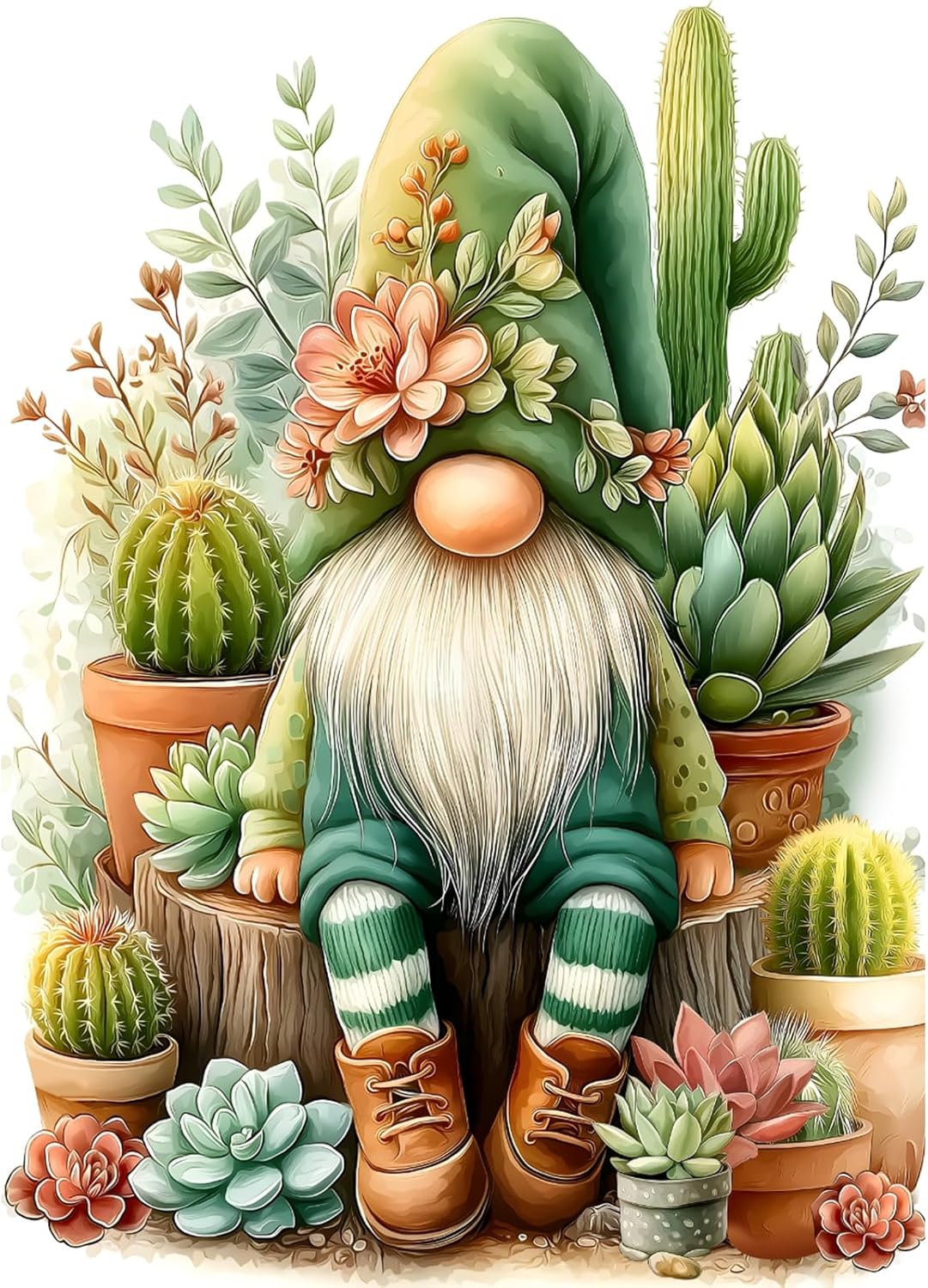 Highland Cow Gnome Puzzles for Adults 1000 Pieces, Nature Sunflower and Cow Puzzles, Animal Plant Floral Themed Jigsaw Puzzles Challenging for Adults - Image 9