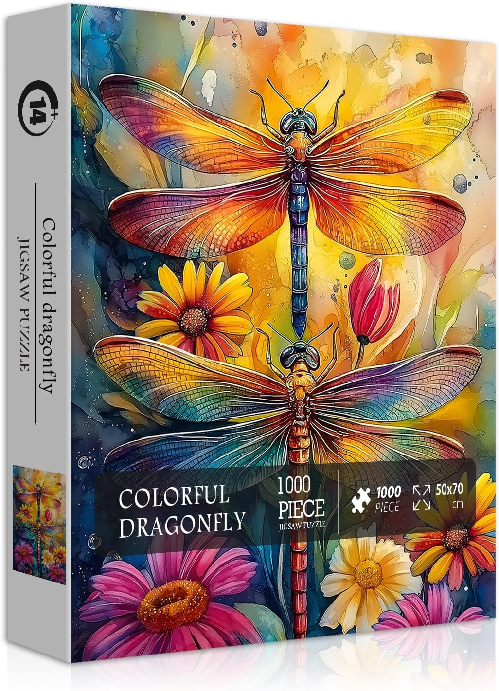 PICKFORU Owl Puzzles for Adults 1000 Pieces, Stone Bird Jigsaw Puzzles Hard, Unique Difficult Impossible Puzzle Challenging for Adults - Image 9