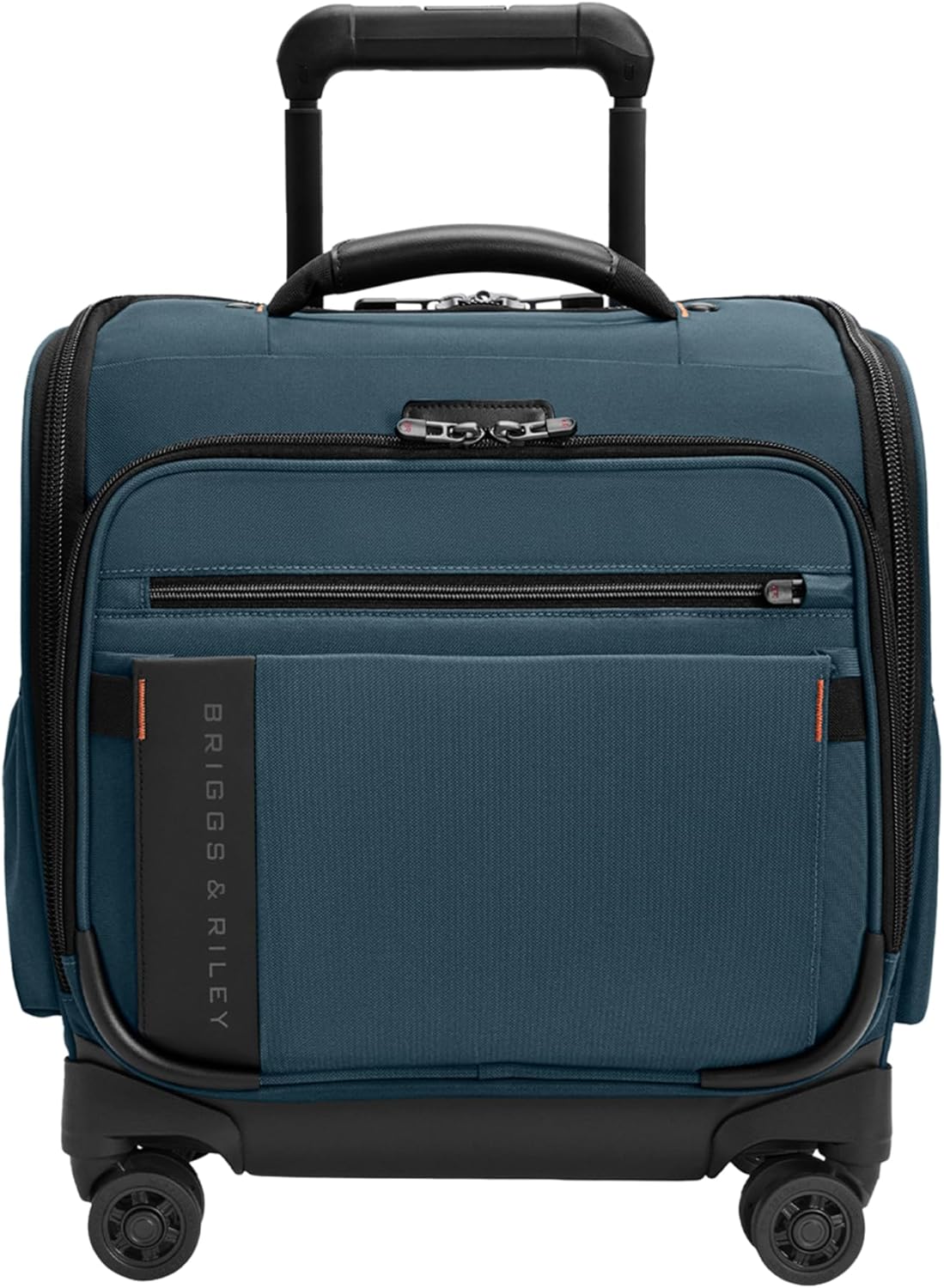 Briggs & Riley Domestic 22" Carry On Expandable Spinner - Luggage for Travel, Suitcases with Wheels, Softside Rolling Bag for Men & Women - ZDX Collection, Ocean - Image 8
