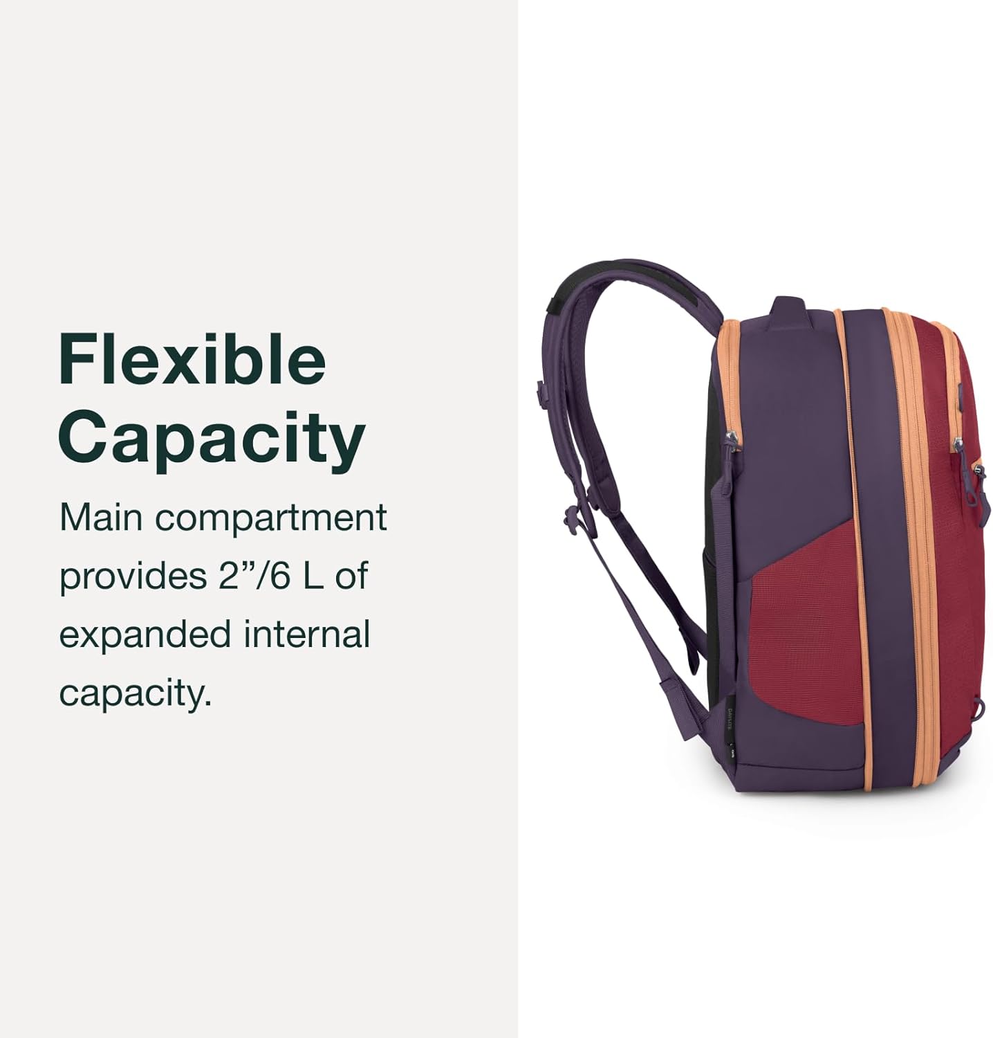 Alternative view of Osprey Daylite Expandable 26+6 Travel Pack, Black