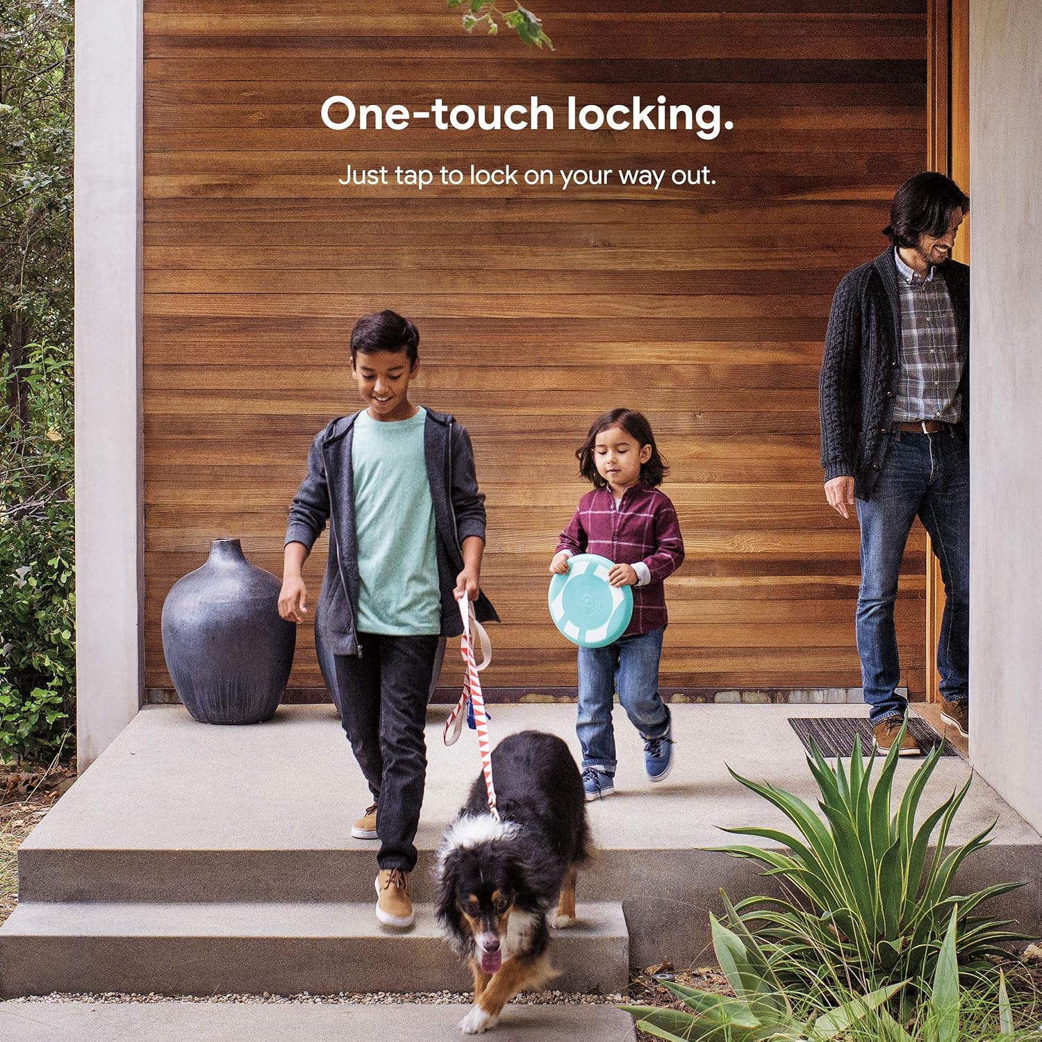 Google Nest x Yale Lock - Tamper-Proof Smart Lock for Keyless Entry - Keypad Deadbolt Lock for Front Door - Satin Nickel