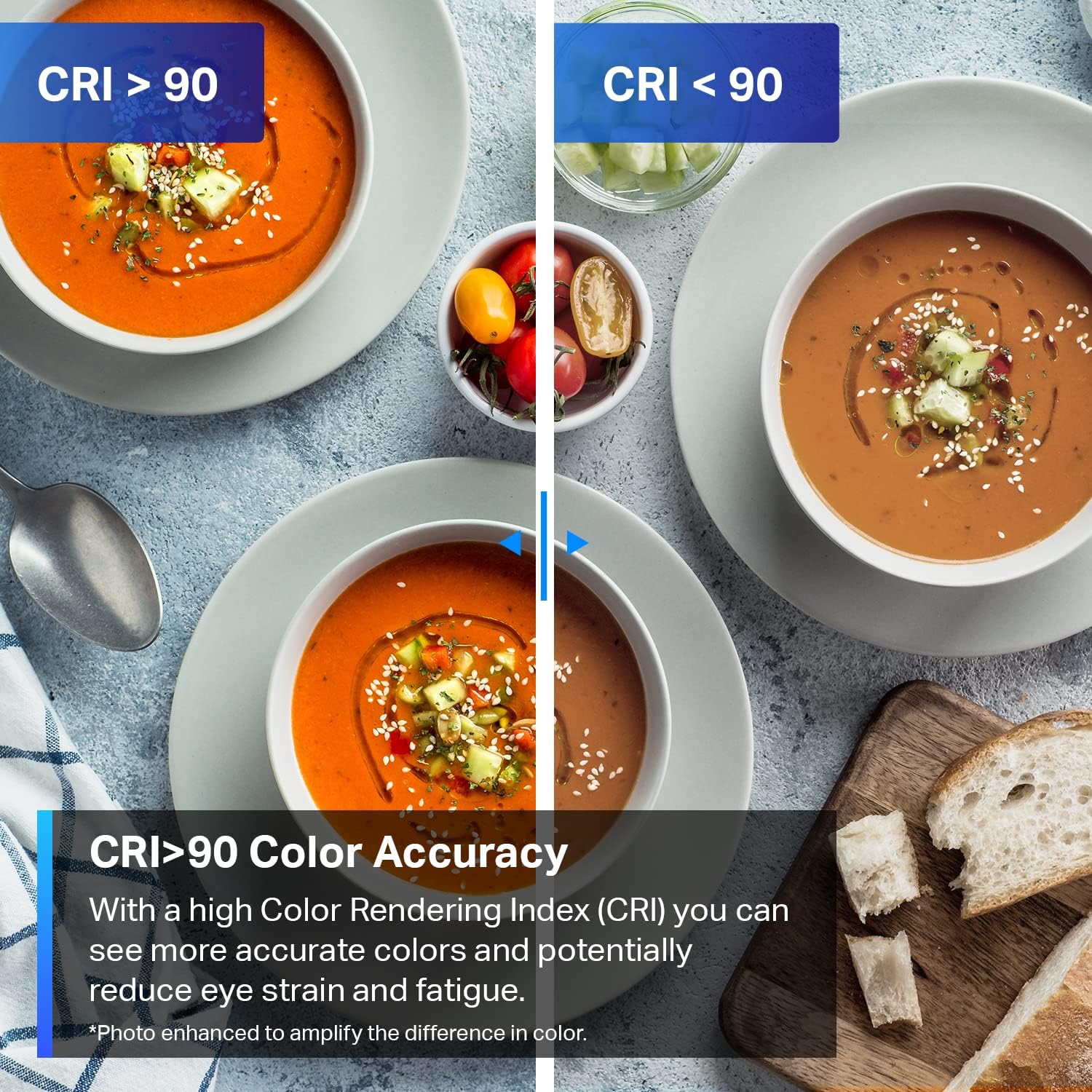 Alternative view of Tapo TP-Link Smart Light Bulbs, 16M Colors RGBW, Dimmable, Compatible with Alexa and Google Home, A19, 60W Equivalent, 800LM CRI>90, 2.4GHz WiFi only, No Hub Required, L530E(4-Pack)