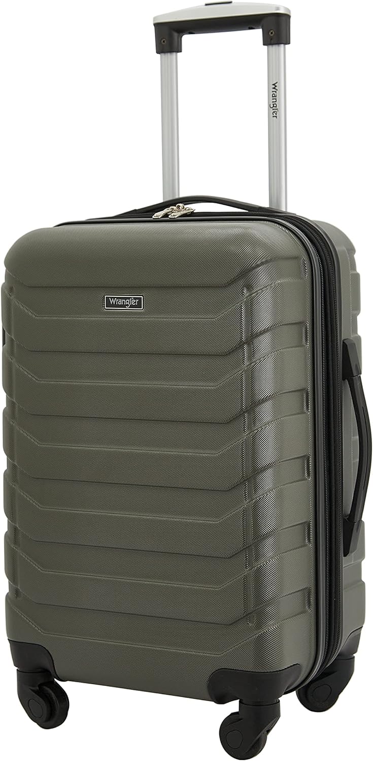 Alternative view of Wrangler 4 Piece Miami Luggage and Packing Cubes Set, Olive Green