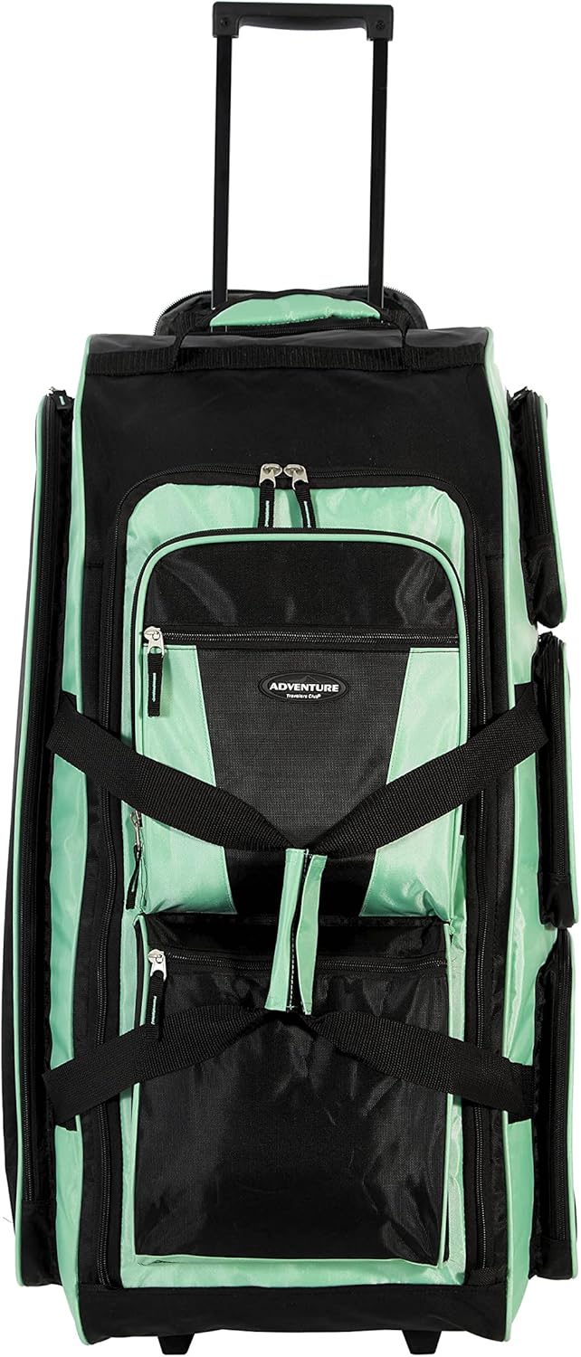 Alternative view of Travelers Club Xpedition 30 Inch Multi-Pocket Upright Rolling Duffel Bag