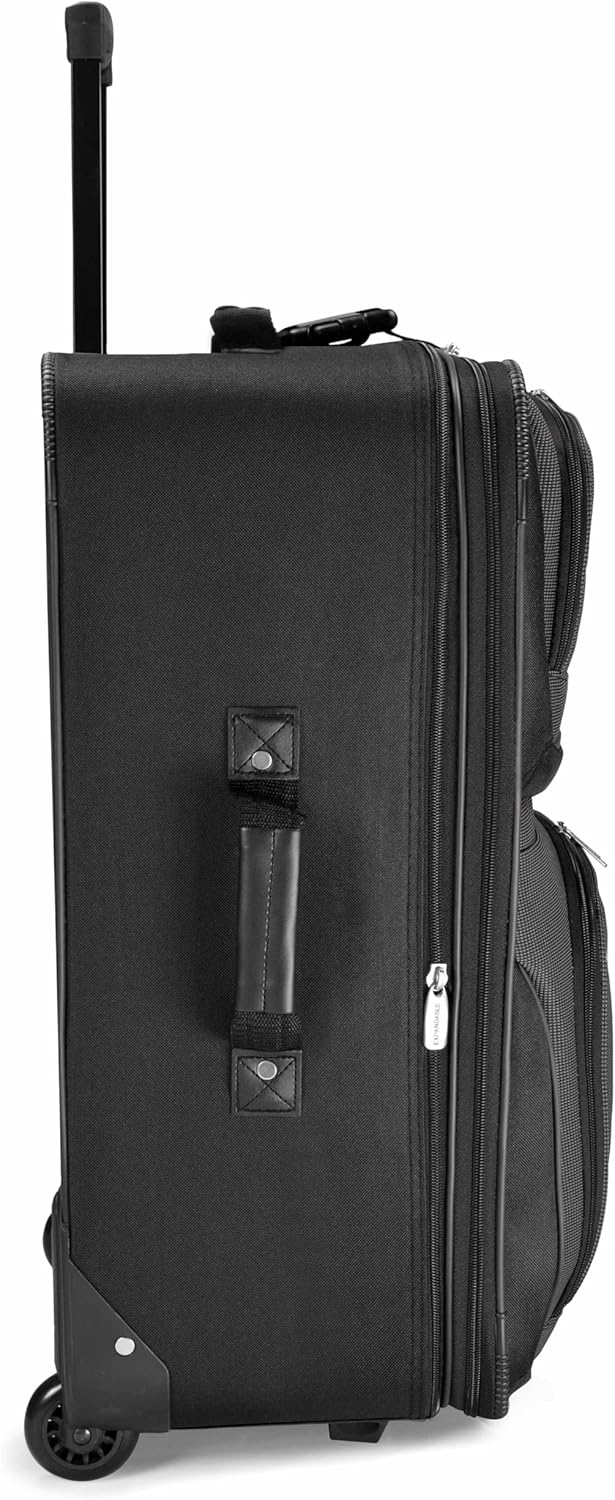 Alternative view of Travel Select Amsterdam Softside Expandable Luggage with Rolling Wheels, Gray, 4-Piece Set (15/21/25/29)