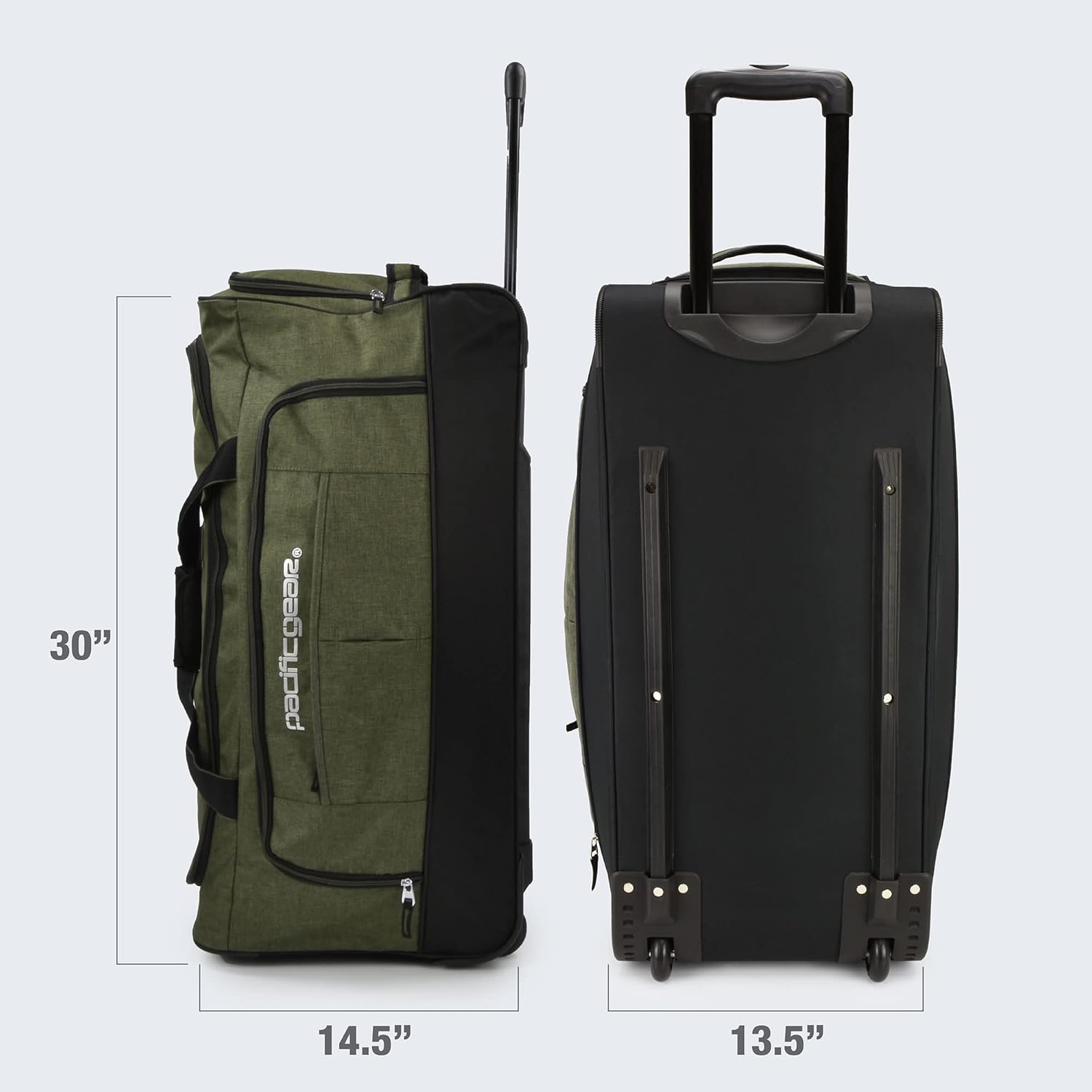 Alternative view of Pacific Gear Duffel Bag with Rolling Wheels