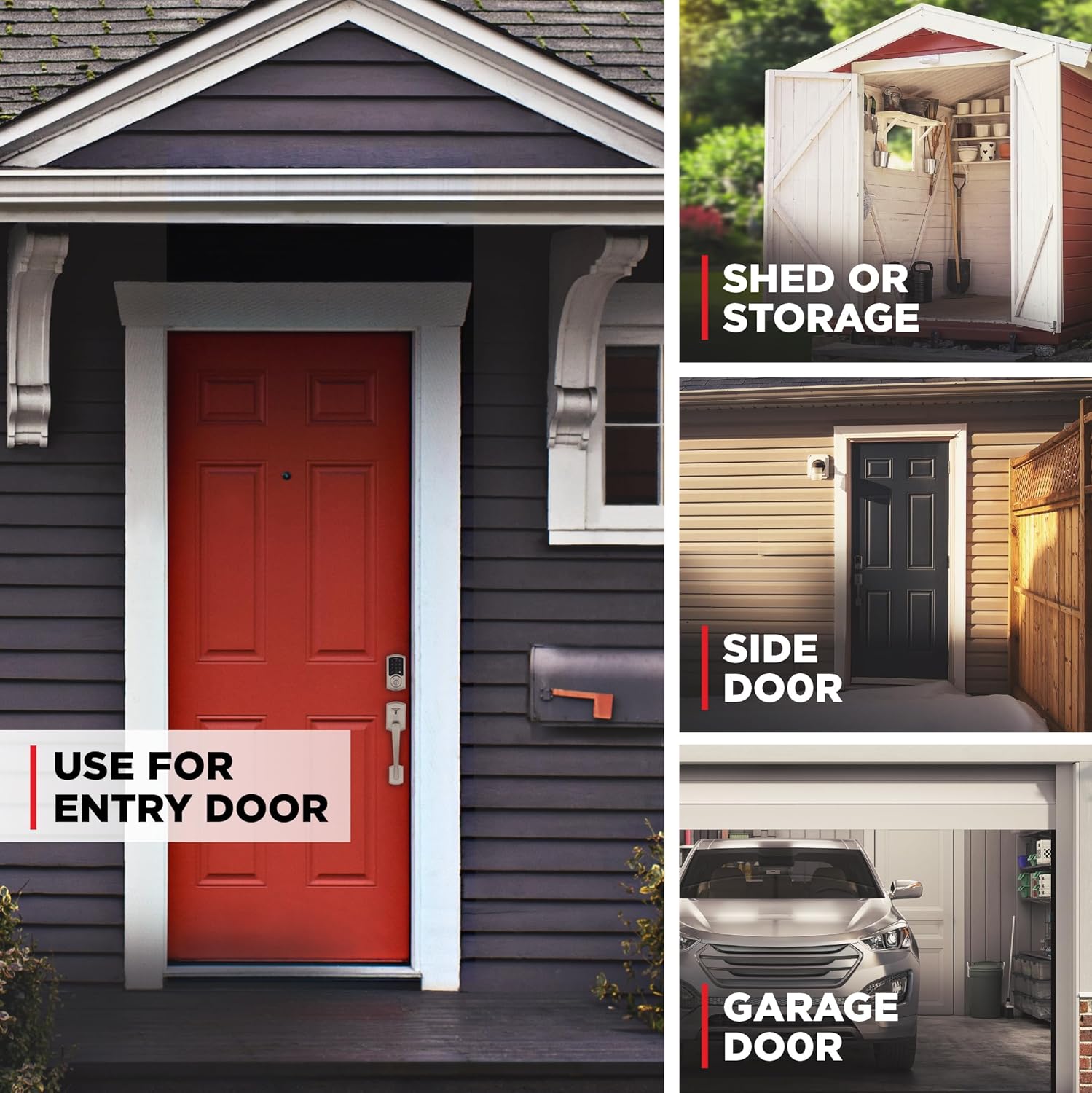 Alternative view of Kwikset SmartCode 270 Keyless Entry Electronic Touchpad Deadbolt Door Lock with Auto-Lock, Custom User Codes, Advanced Security in Satin Nickel Traditional