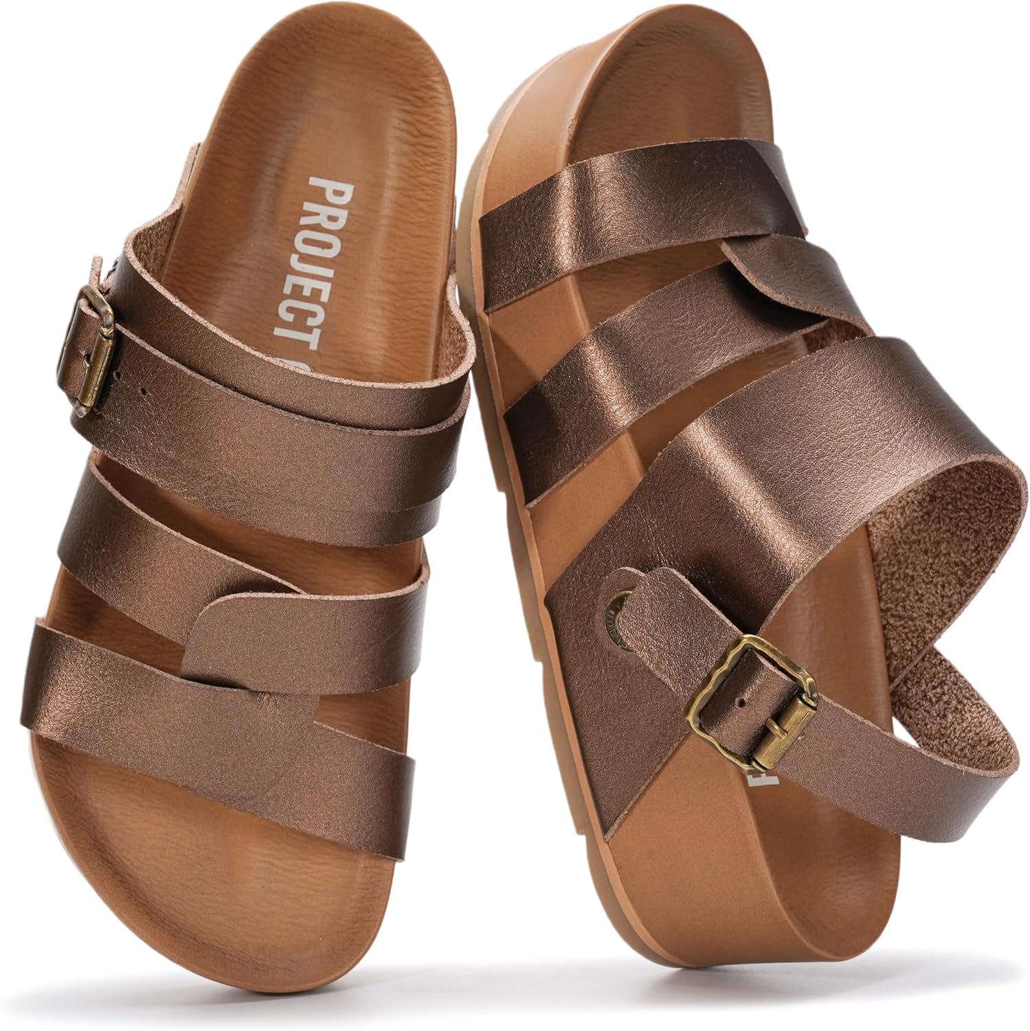 Project Cloud Platform Sandals Women u2013 Strappy Wedges with Comfortable Plush & Soft Insole u2013 Lightweight & Non Slip Platform Sandals for Women 2026 (Proud) - Image 6