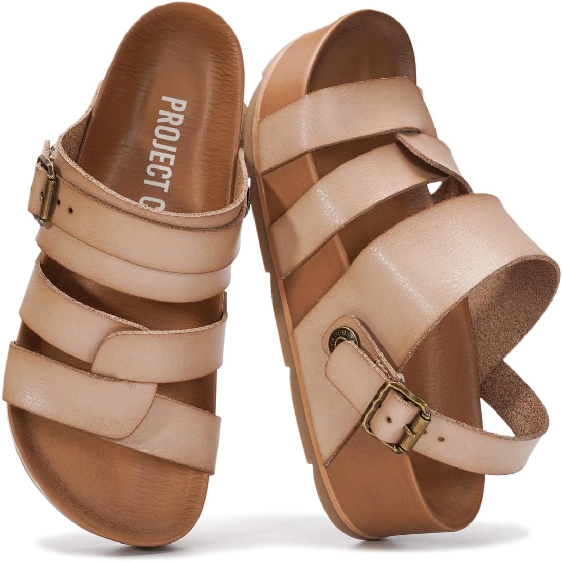 Project Cloud Platform Sandals Women u2013 Strappy Wedges with Comfortable Plush & Soft Insole u2013 Lightweight & Non Slip Platform Sandals for Women 2026 (Proud) - Image 7