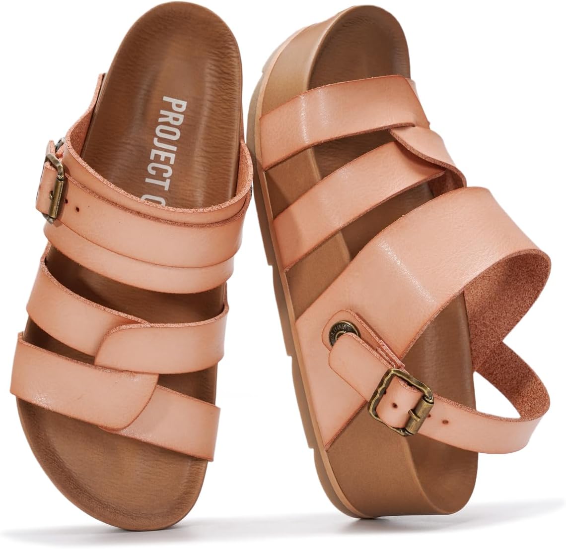 Project Cloud Platform Sandals Women u2013 Strappy Wedges with Comfortable Plush & Soft Insole u2013 Lightweight & Non Slip Platform Sandals for Women 2026 (Proud) - Image 9