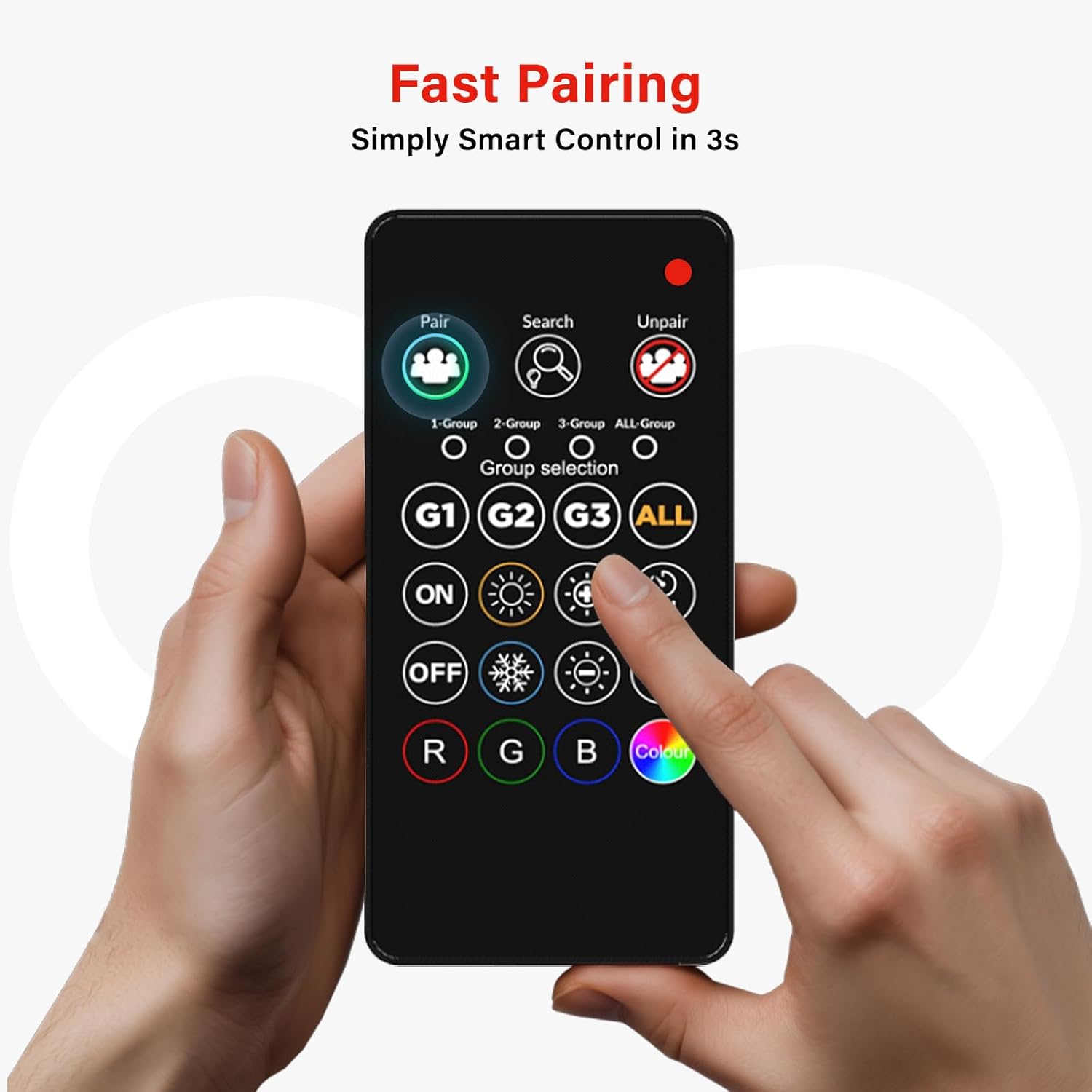 Alternative view of Sengled Dual Mode Smart Light Bulbs with Remote & App Control, Color Changing Light Bulbs, RGBW LED Bulbs 2700K-6500K Dimmable, 60W, Local Group Control (4P+ 1 Remote, No Support Alexa & Google)