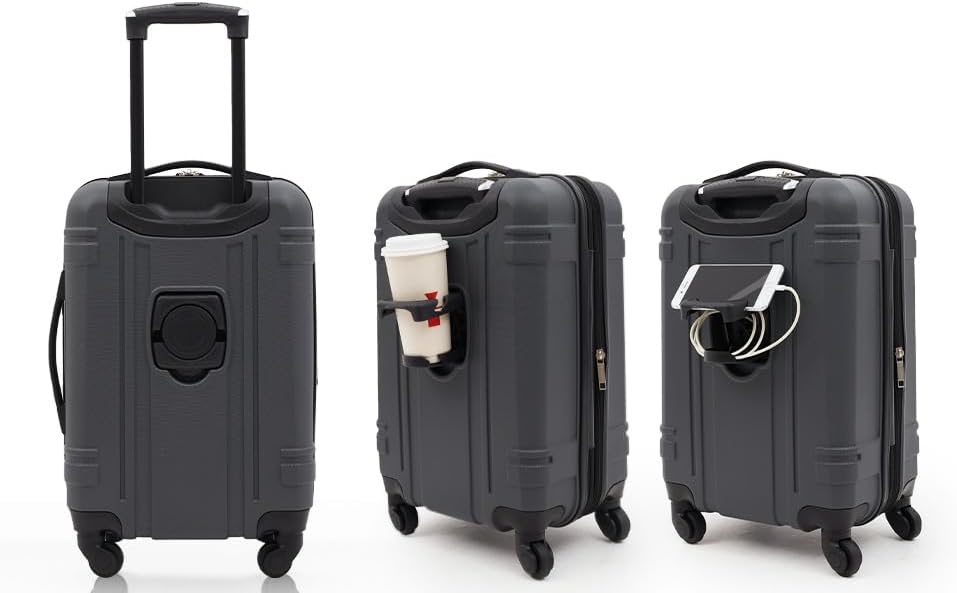 Alternative view of Wrangler Astral Hardside Luggage, Dark Shadow, 22-Inch Carry-On