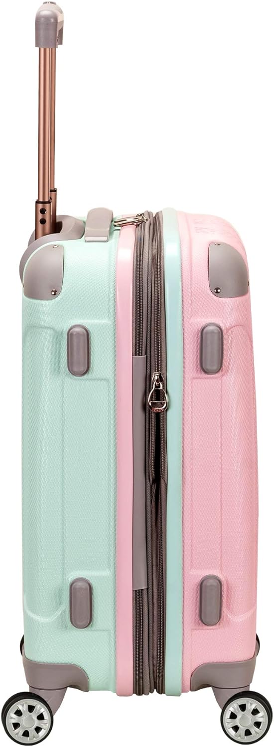 Alternative view of Rockland Melbourne Hardside Expandable Spinner Wheel Luggage, Mint, Carry-On 20-Inch