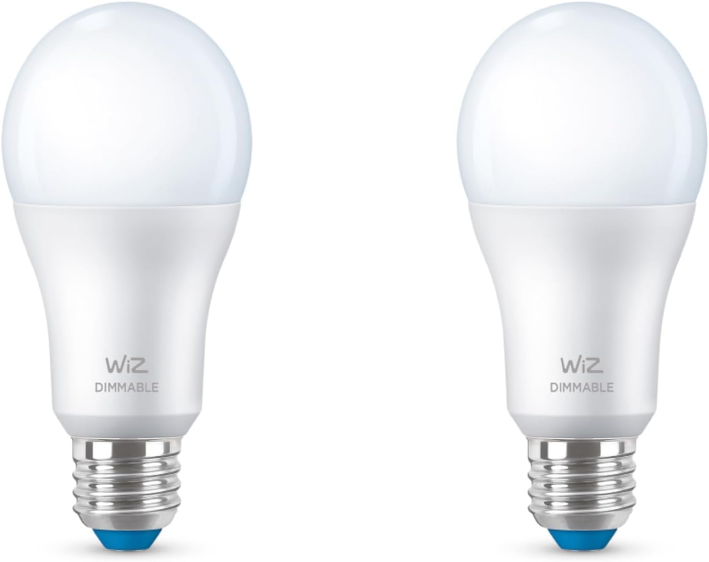 Alternative view of WiZ 60W A19 Dimmable Daylight (5000K) LED Smart Bulb - Pack of 2 - 800 Lumen - E26 - Indoor - Connects to Your Existing Wi-Fi - Control with Voice or App - Activate with Motion - Matter Compatible