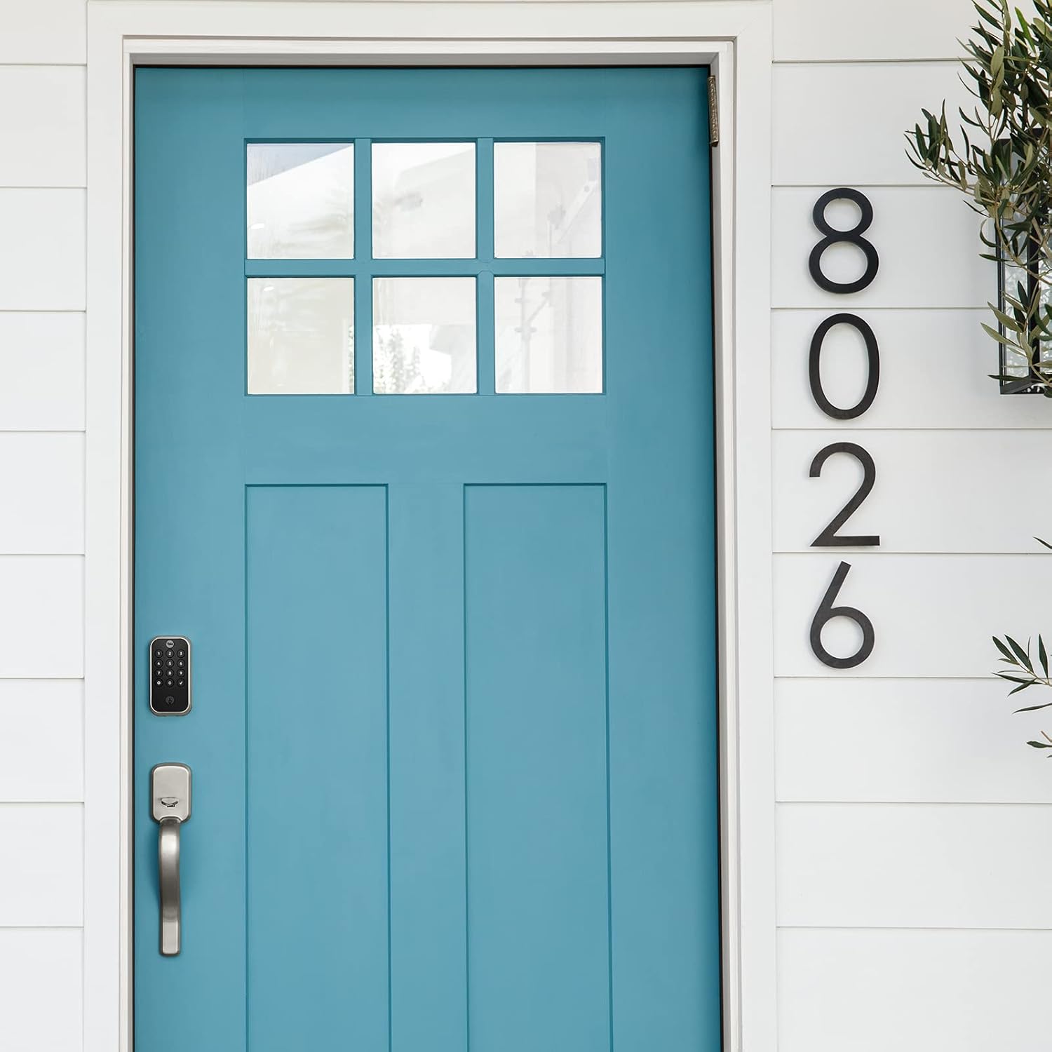 Yale Assure Lock 2 Deadbolt, Black Suede Keypad Code Door Lock with Z-Wave and Back-Up Key for Front or Back Entry Door, YRD410-ZW2-BSP