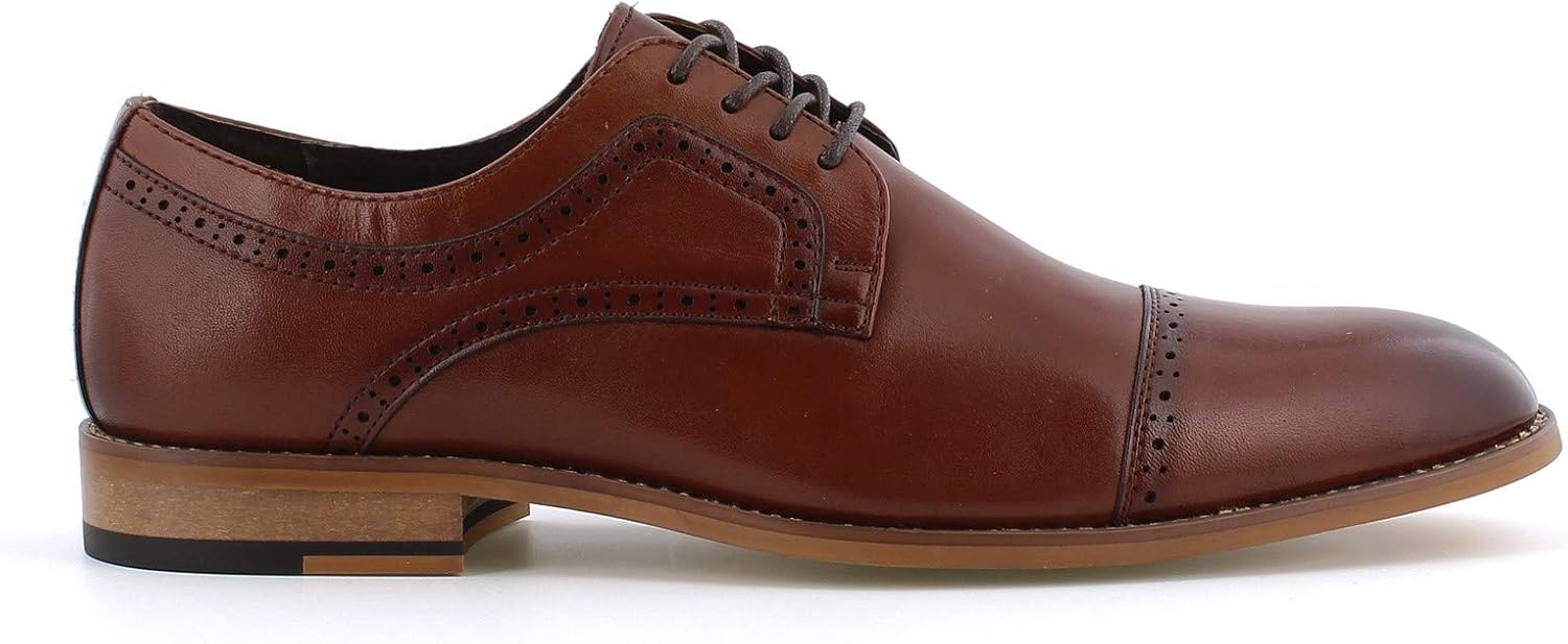 STACY ADAMS Men's Dickinson Cap-Toe Lace-up Oxford