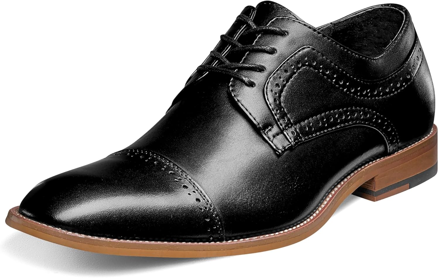 STACY ADAMS Men's Dickinson Cap-Toe Lace-up Oxford - Image 7