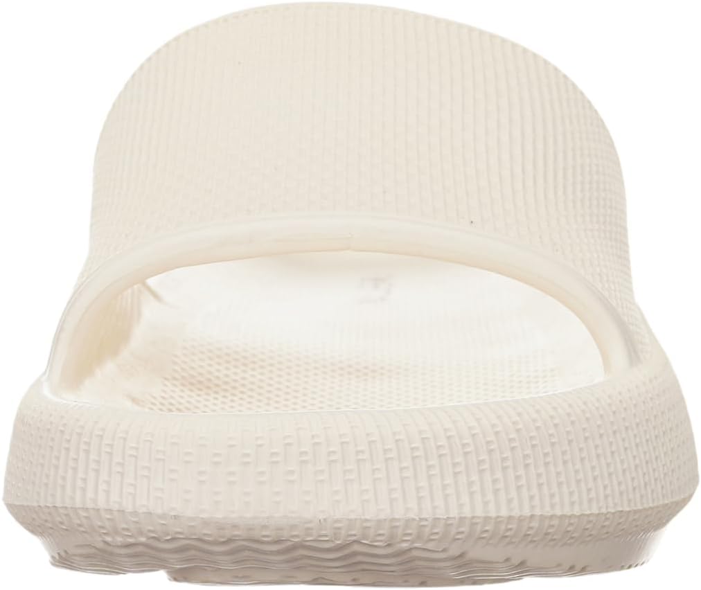 WHITIN Pillow Slippers for Women Non Slip | Cushioned Thick Sole Slides | Quick Drying Bathroom Sandals