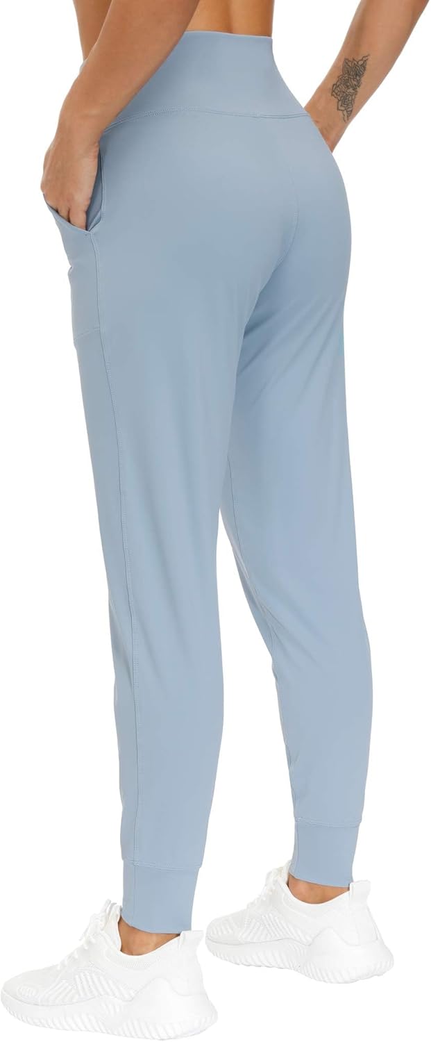 Alternative view of THE GYM PEOPLE Women's Joggers Pants Lightweight Athletic Leggings Tapered Lounge Pants for Workout, Yoga, Running