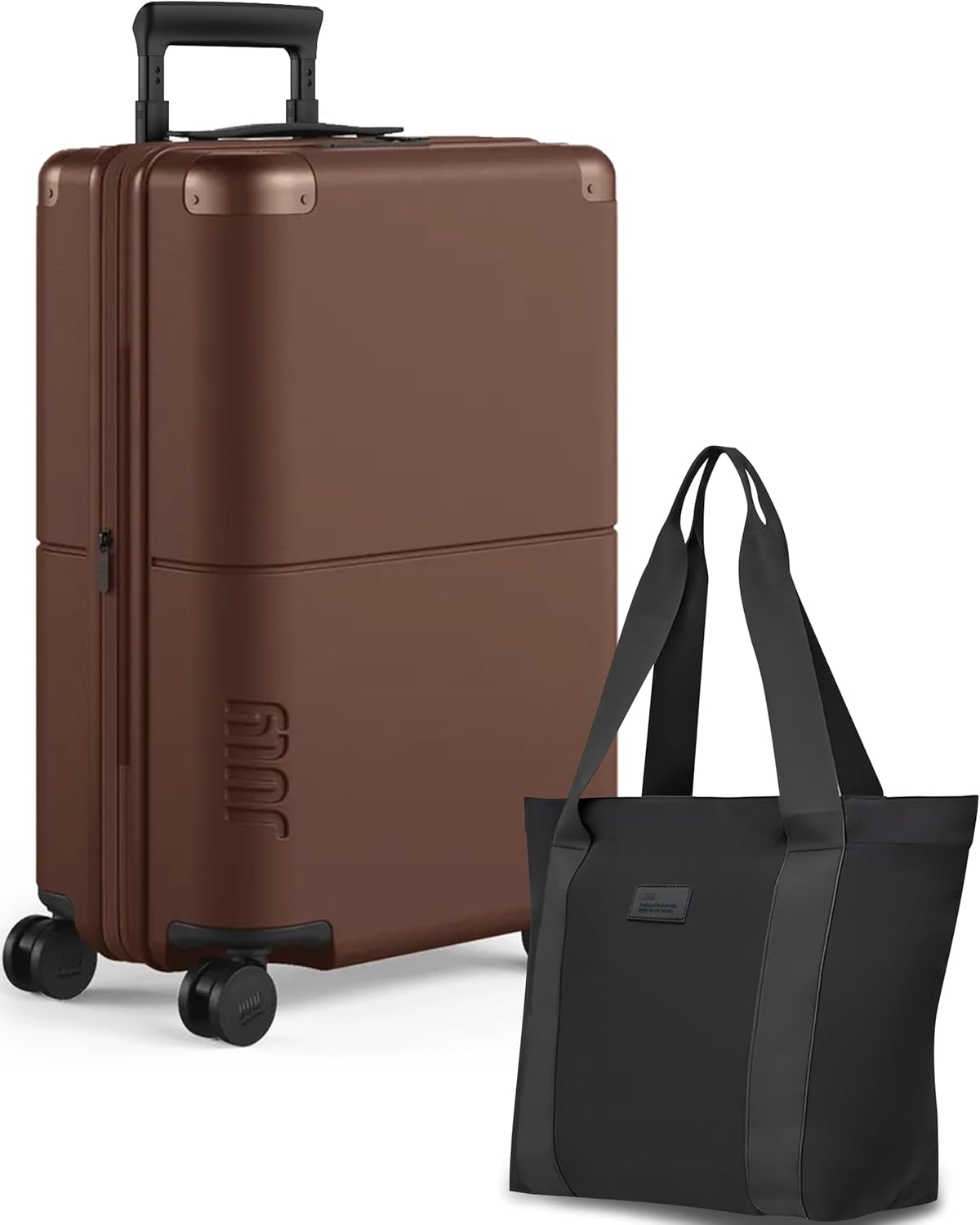 July Carry On Max Expandable - 21.5" Airline Approved Carry On Luggage with Travel Tote, Rolling Suitcase for Men & Women - TSA Lock Spinner Suitcase, Silent Wheels, Expansion Zip - Moss - Image 9