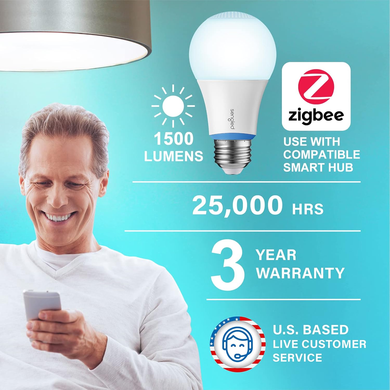 Sengled Use Products, Compatible with Alexa and Google Assistant