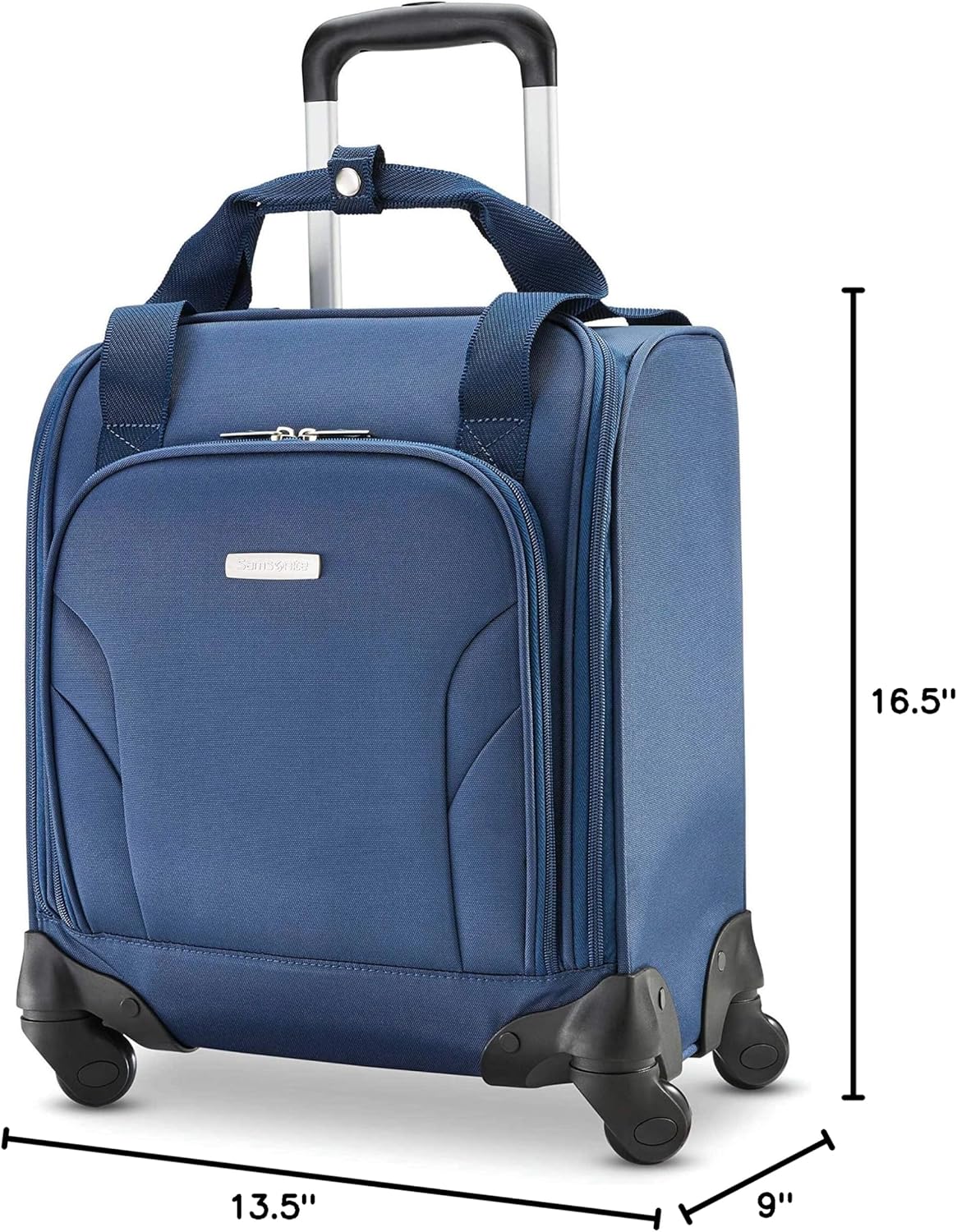 Samsonite Underseat Carry-On Spinner With USB Port, Ocean, One Size