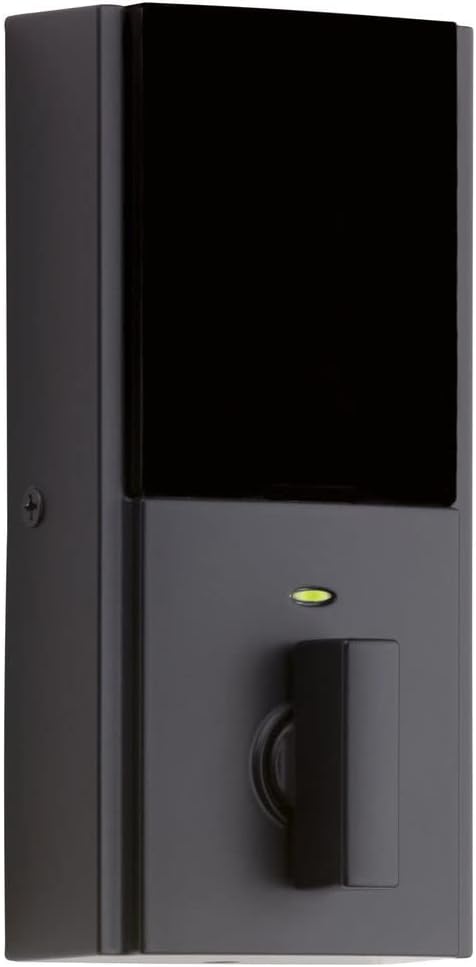 Alternative view of Kwikset 914 Contemporary Keypad SmartCode Electronic Deadbolt Smart Lock featuring SmartKey Security and ZigBee 3.0 Technology in Matte Black