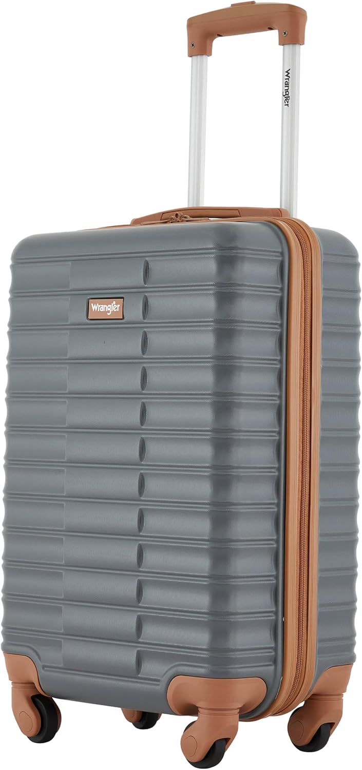 Alternative view of Wrangler 22" Outrider Hardside Carry-On Luggage, Lava Smoke